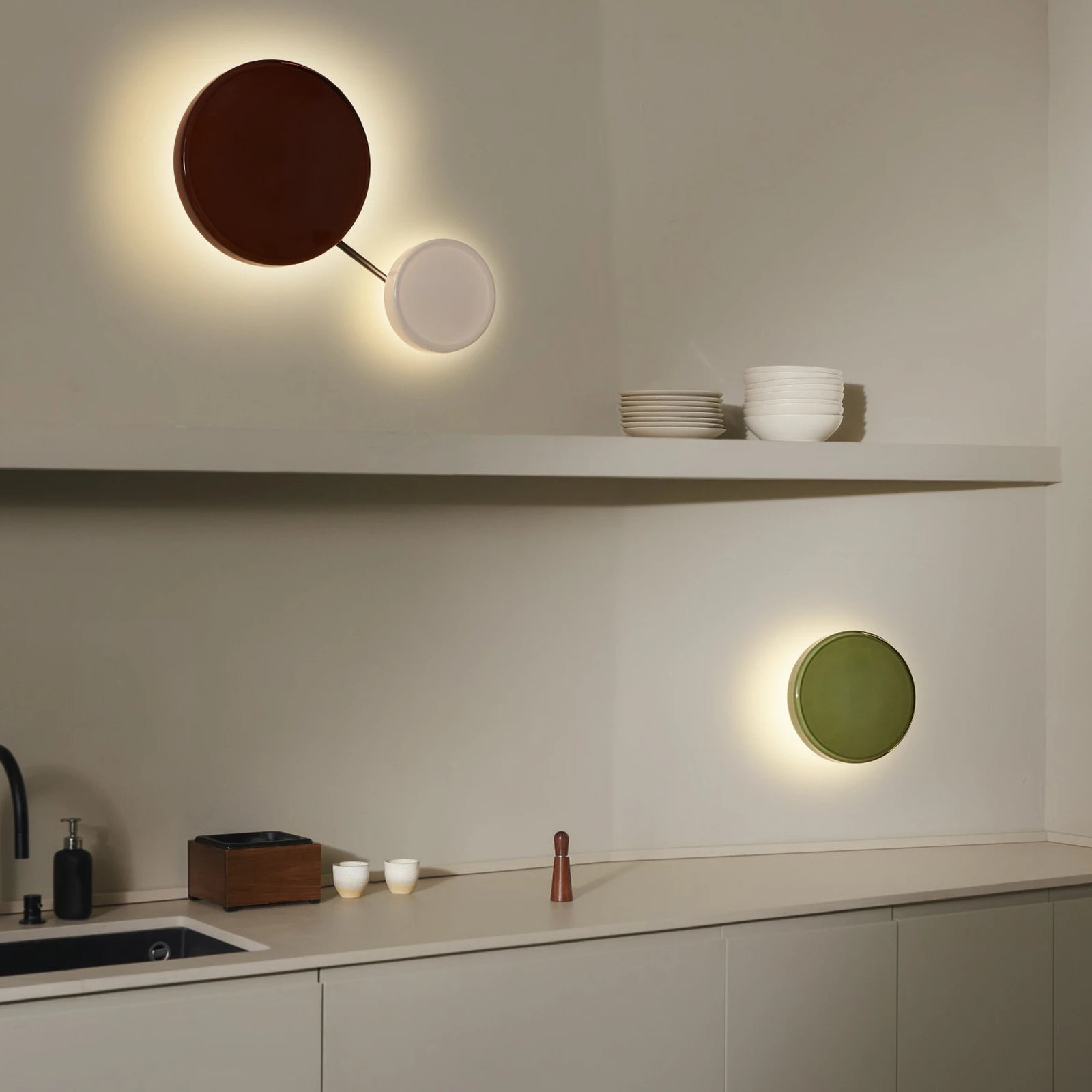 Caramel Green Wall Lamp