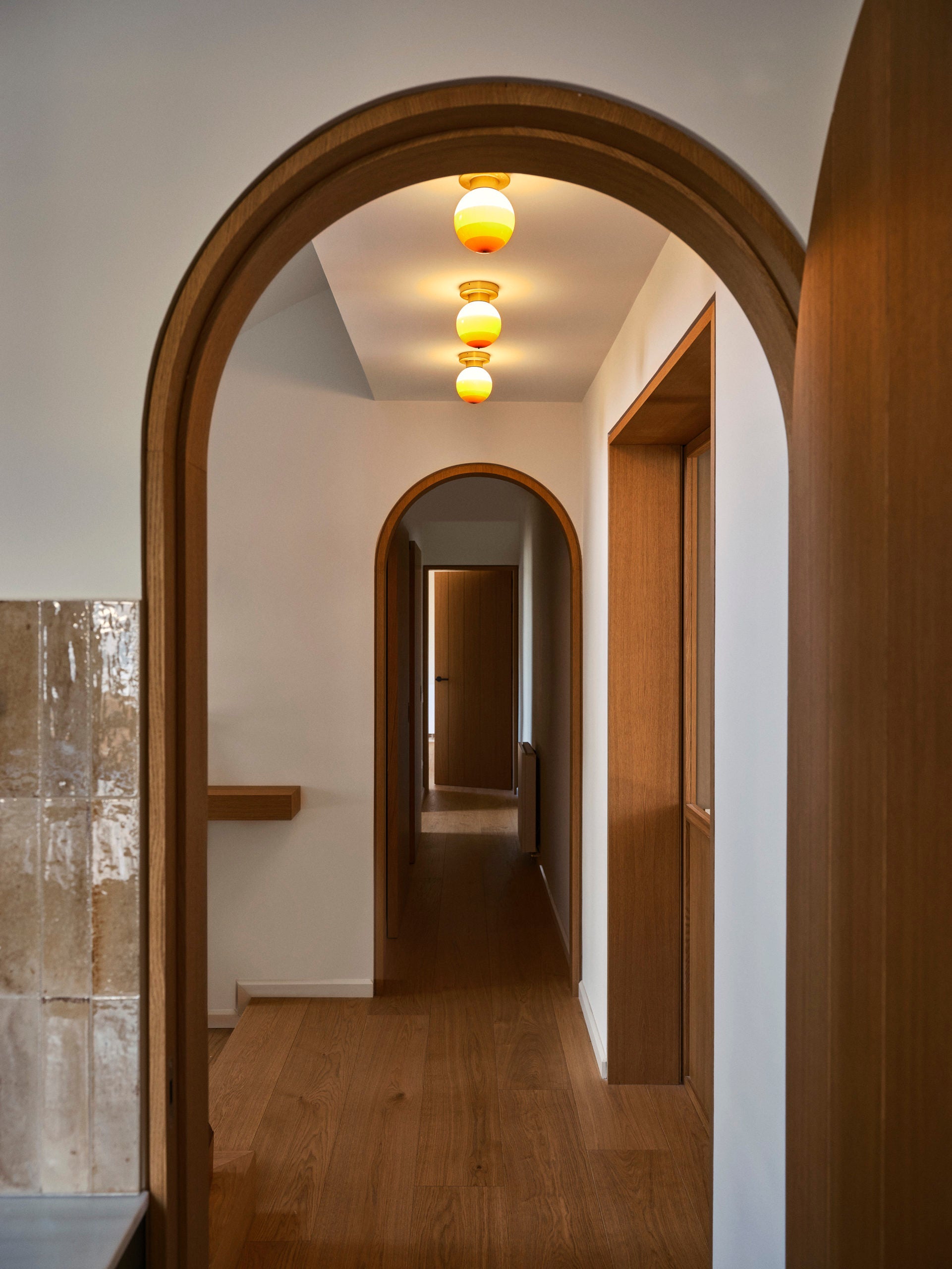 Ceiling lamp DIPPING burgundy