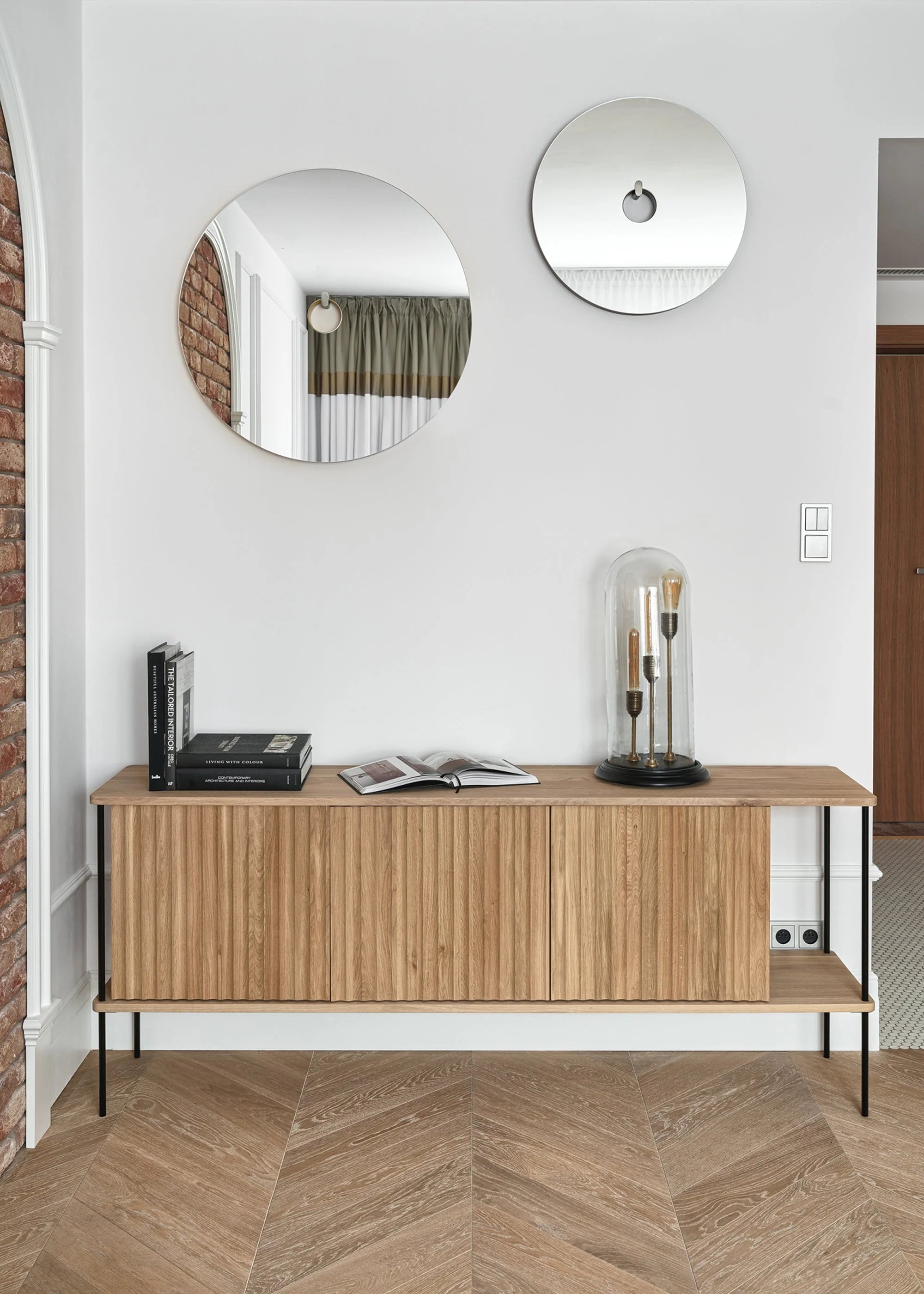 MAYA Chest of Drawers in Bleached Oak Wood