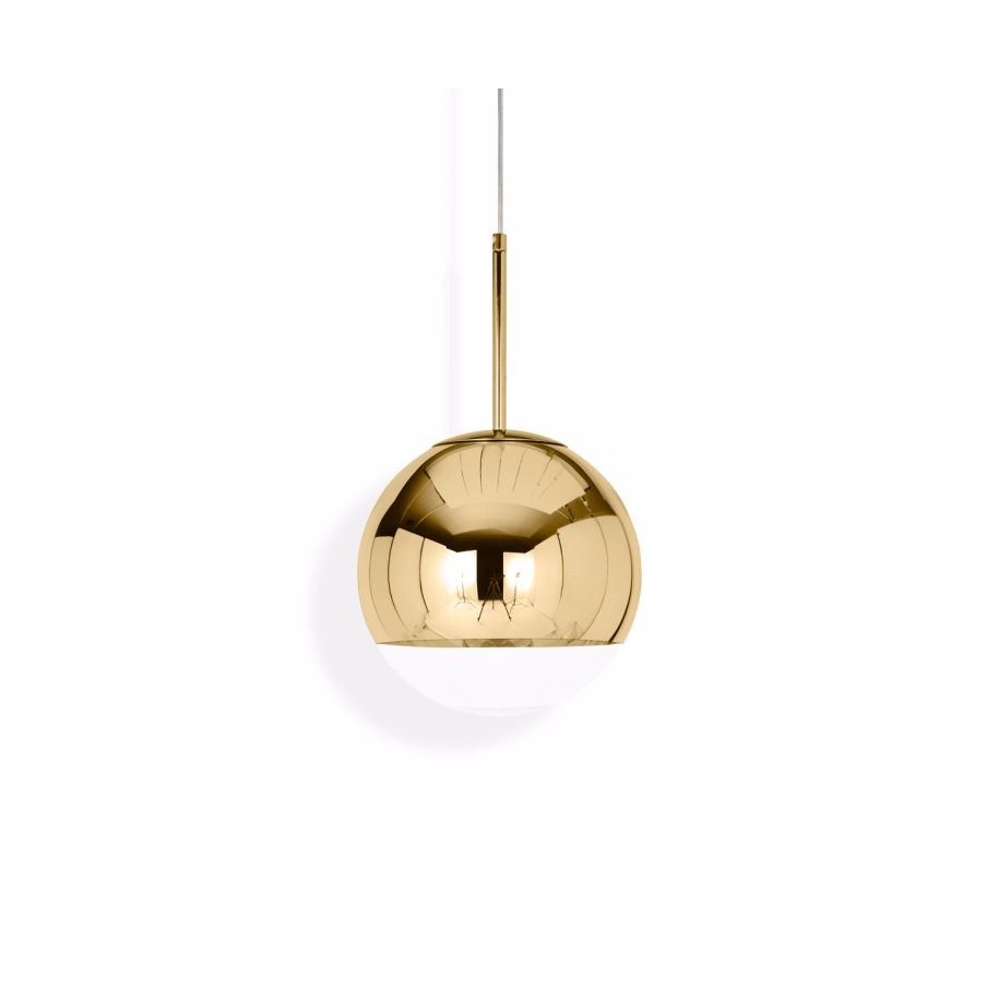 Mirror Ball Hanging Lamp Golden