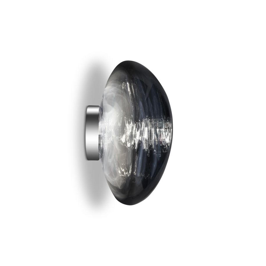 Silver wall lamp