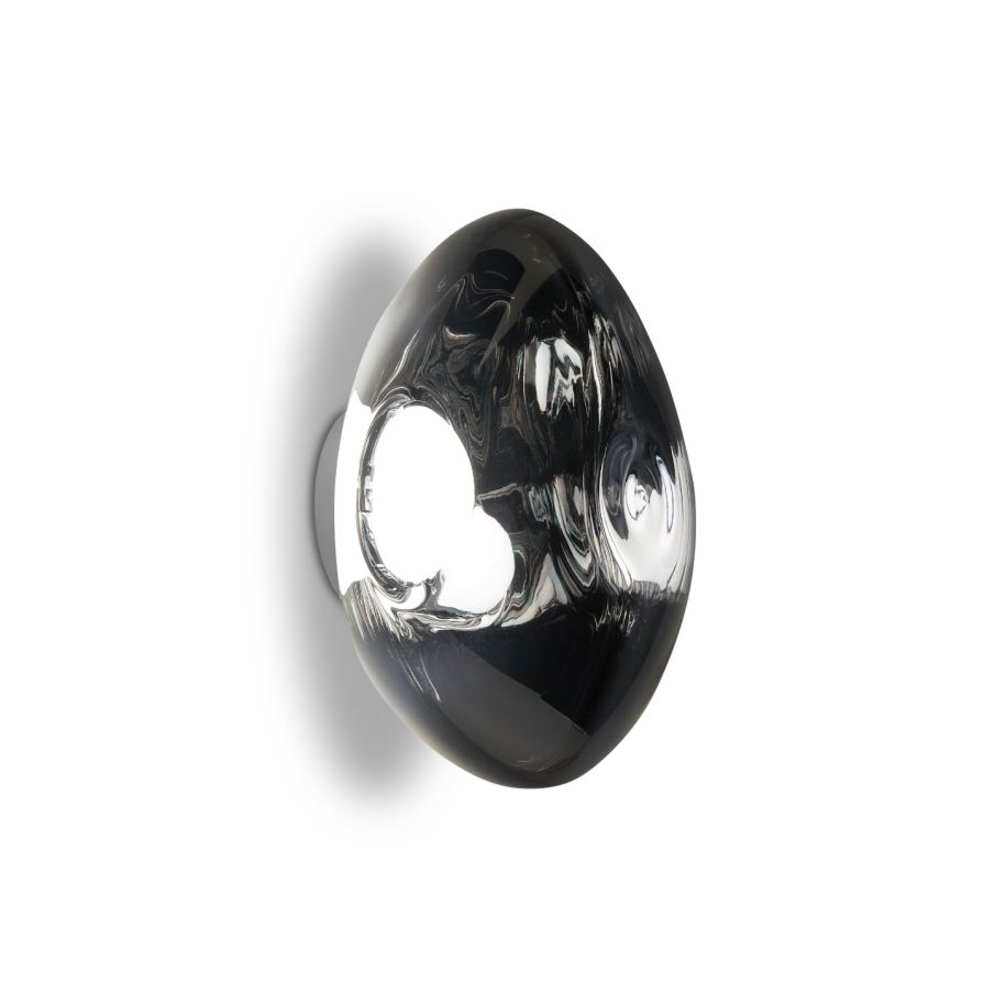 Silver wall lamp