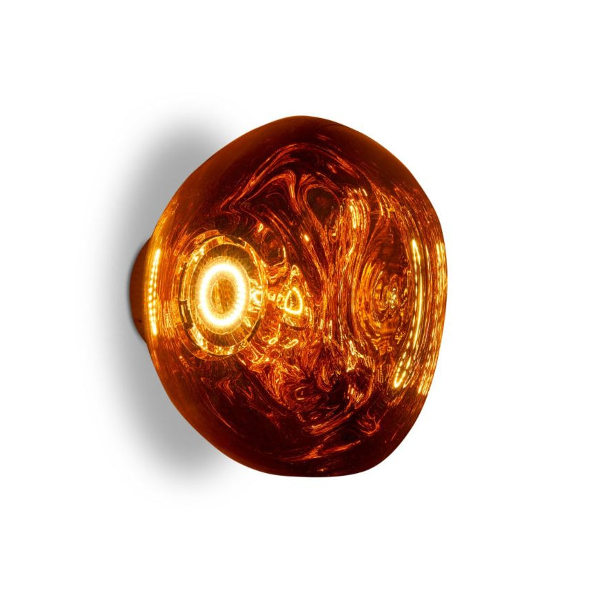 Melt Copper wall lamp