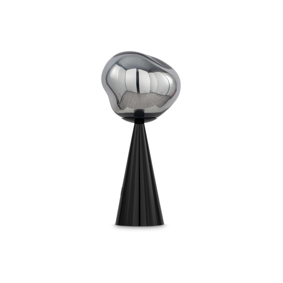 Black portable lamp