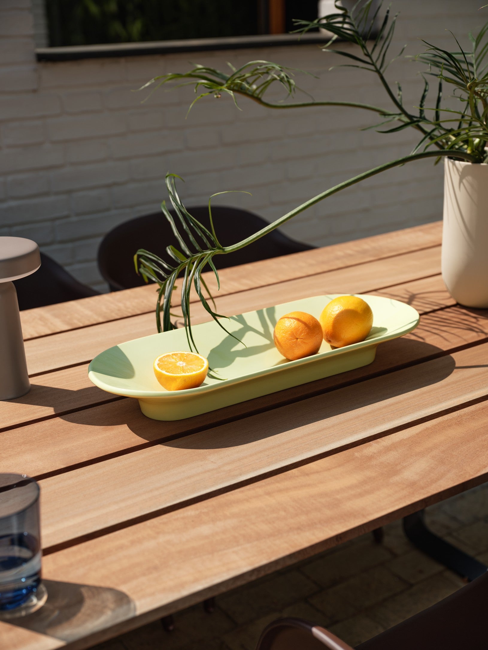 Light Green Ceramic Platter MERE
