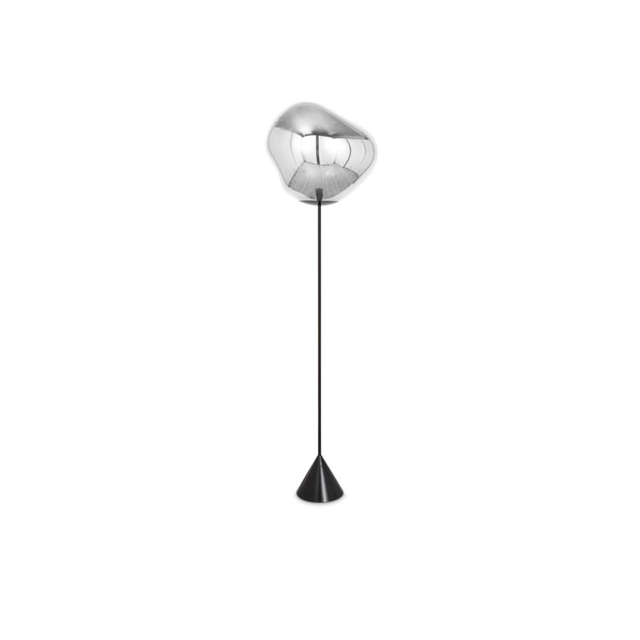 Melt Slim silver floor lamp
