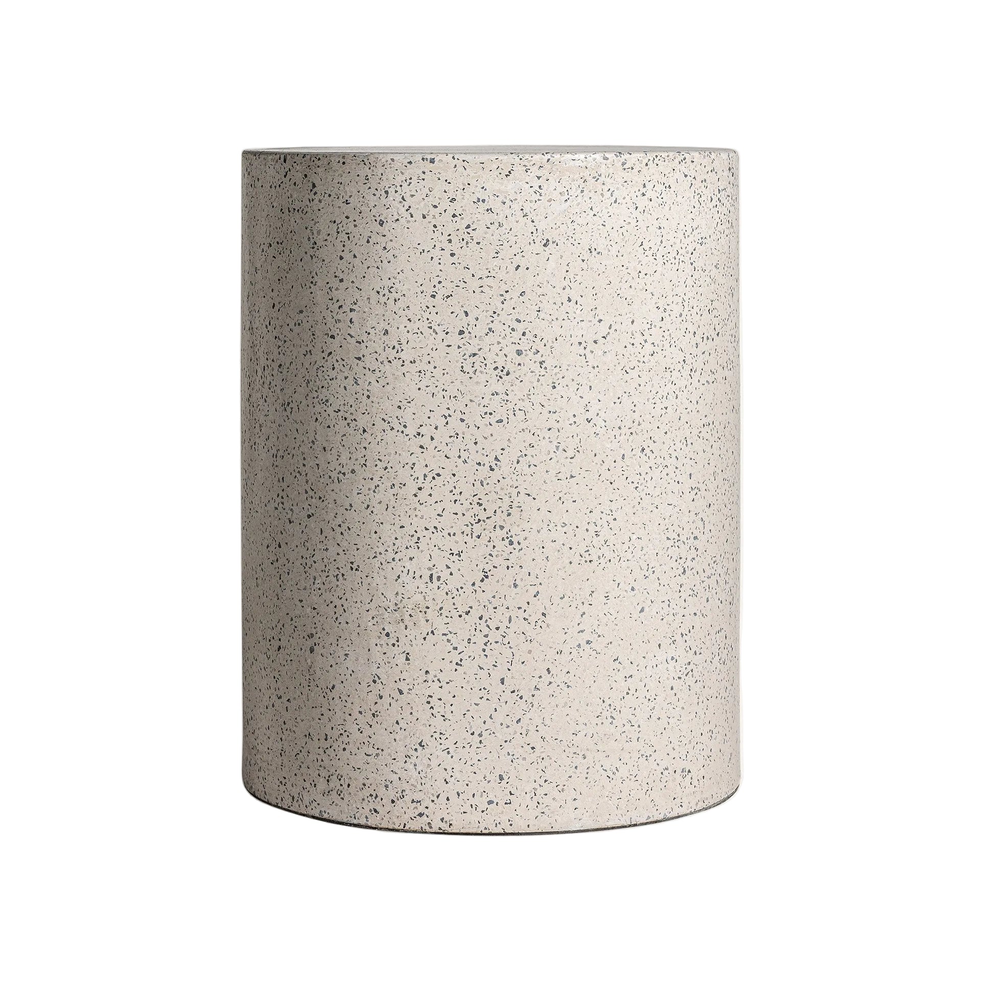 ALBENGA Round Side Table Terrazzo