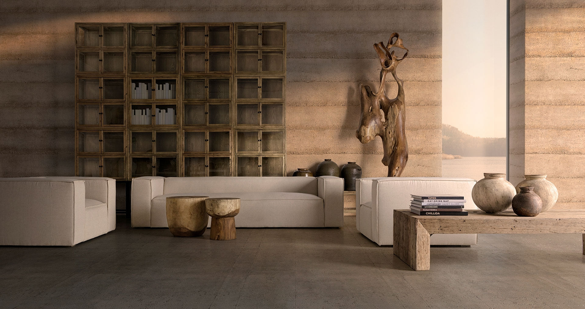 CHITSA Side Table Tropical Wood