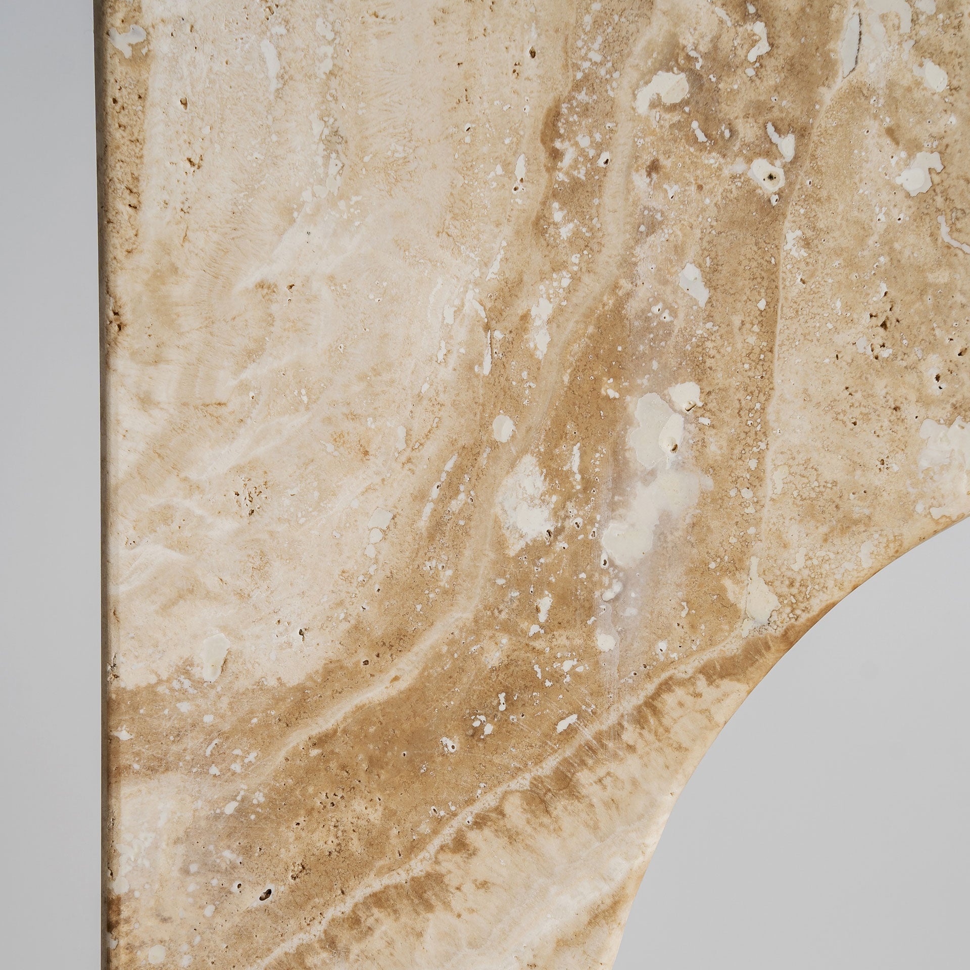 THIENNES Side Table in Travertine