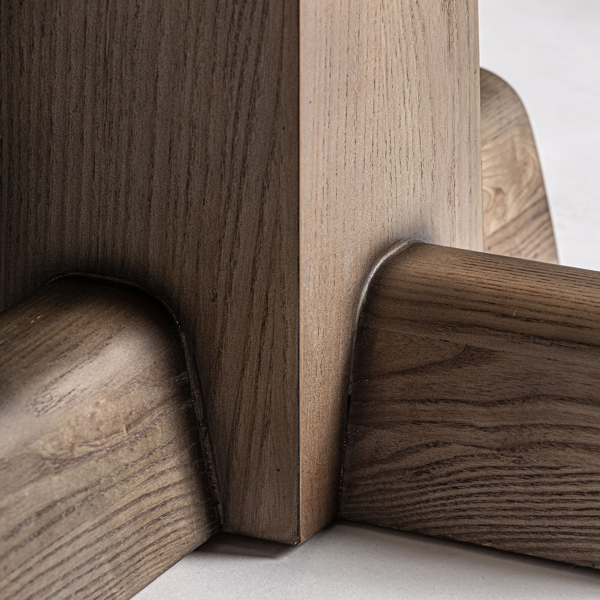 KARPACZ Bar Table in Oak Wood with Travertine
