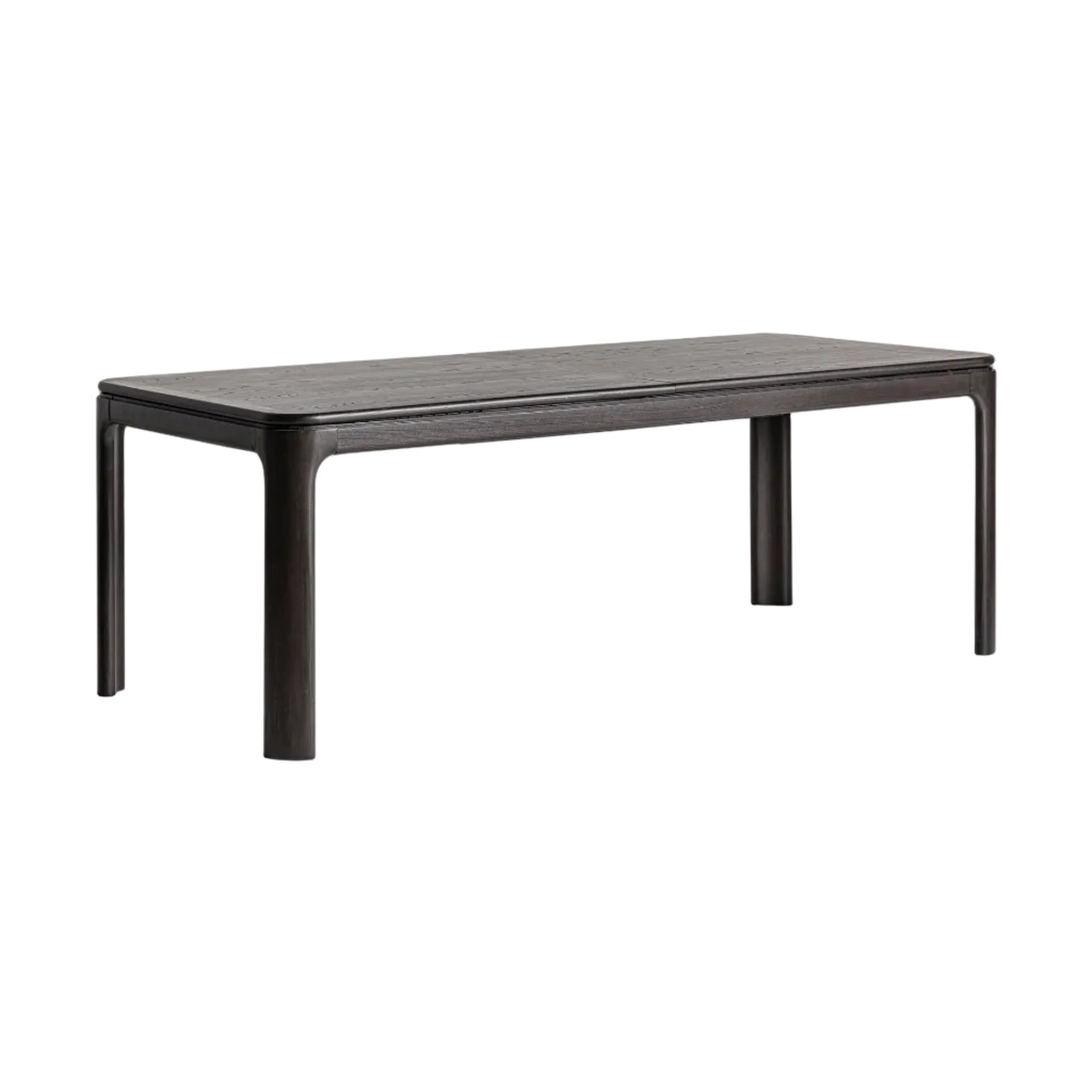 BUKEN Extendable Table in Dark Ash Wood with Veneer