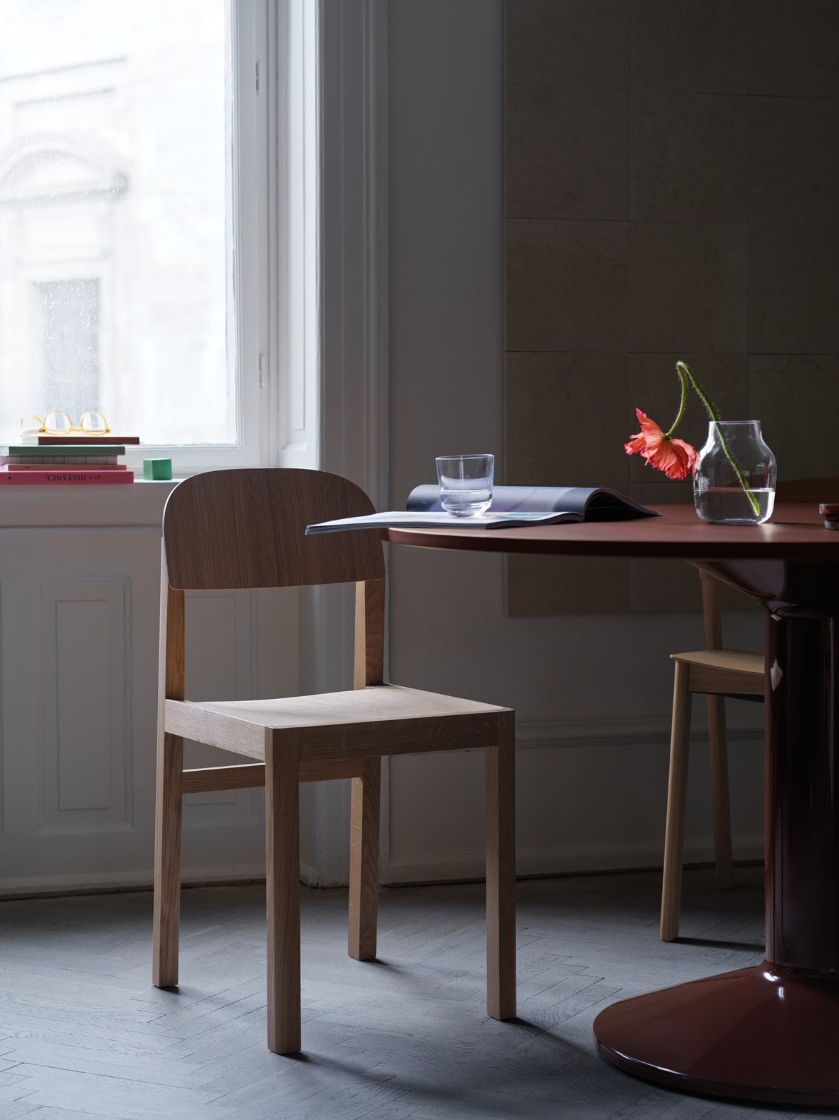 Burgundy MIDST Round Table