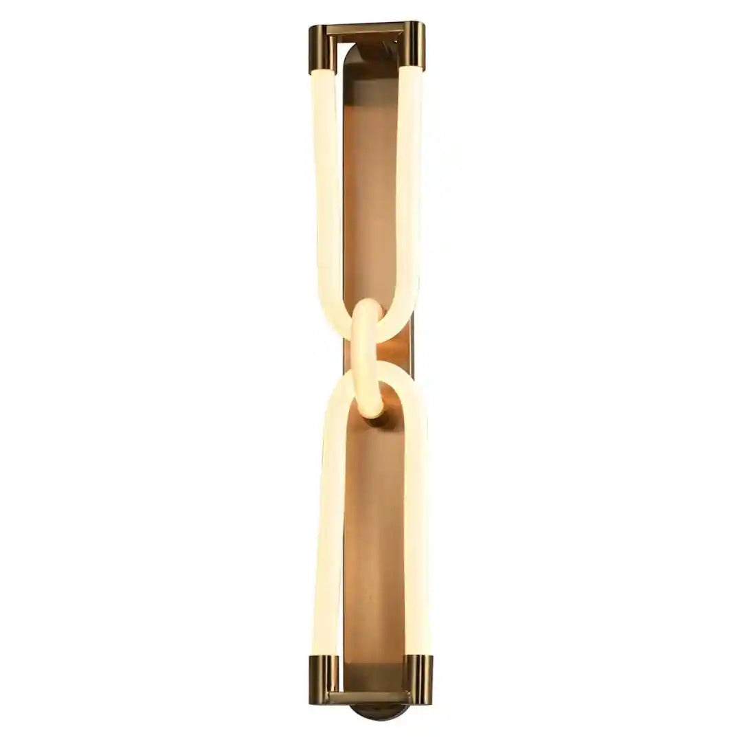 LYSA gold wall lamp