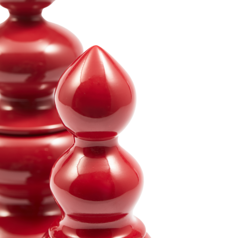Salz- und Pfeffermühle GRINDER SALT/PEPPER korallenrot