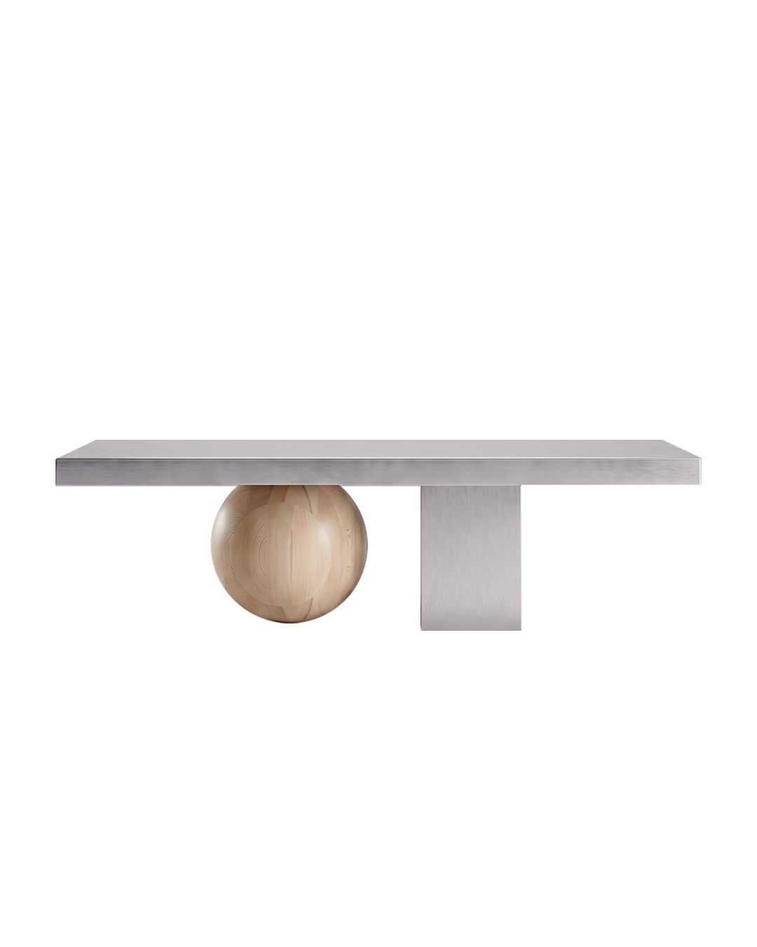 MOORT Coffee Table in Steel and Wood