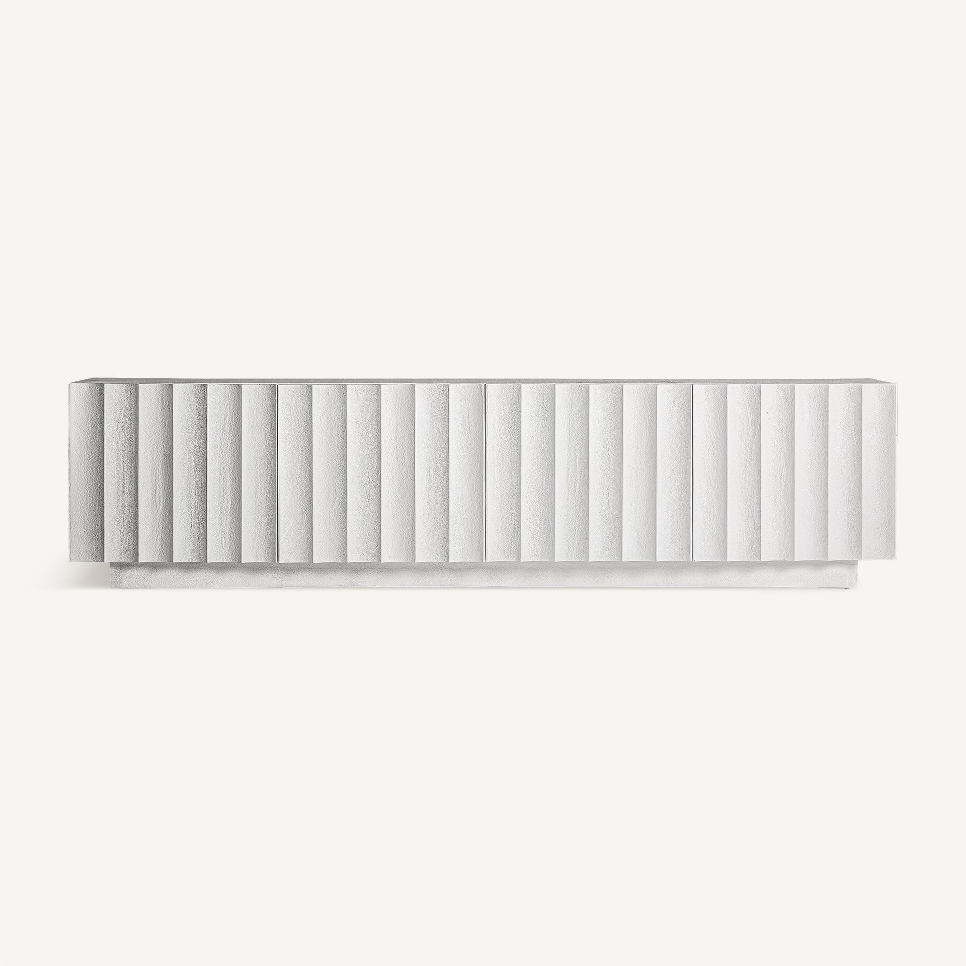 MULCEY White Resin TV Cabinet