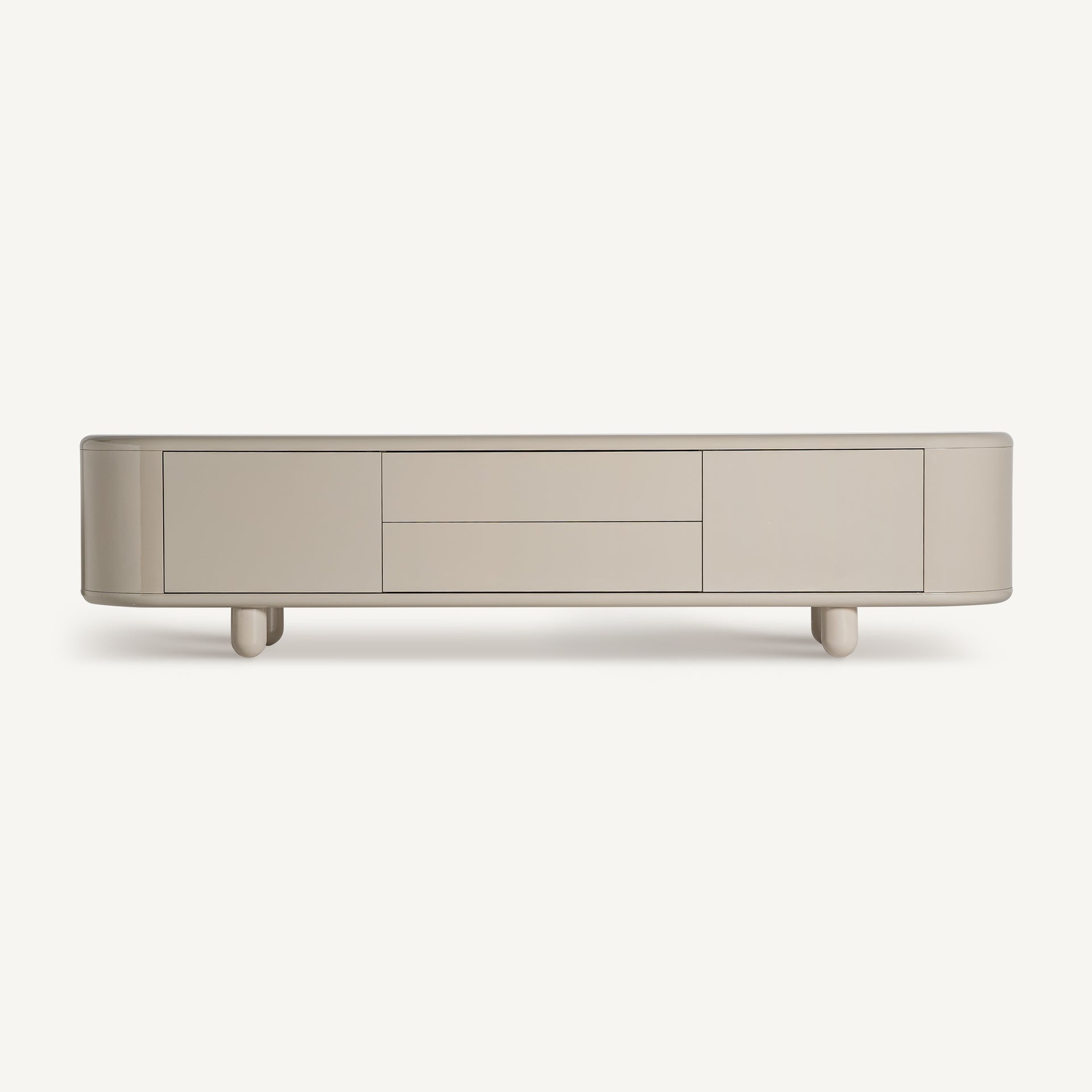 ZORBIG TV Cabinet Broken White