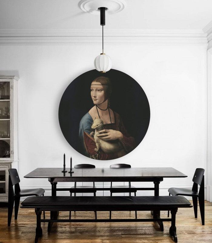 Mural DOTS Lady with an Ermine Wallcolors Eye on Design