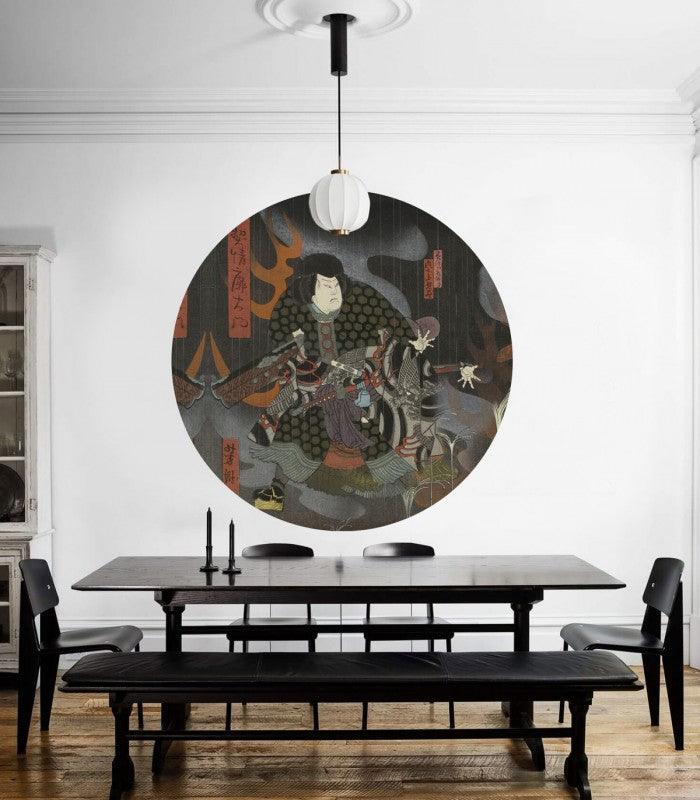 Mural DOTS Midnight Warrior Wallcolors Eye on Design