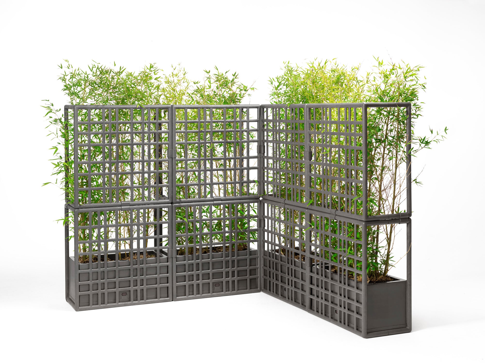SIPARIO Earthy Brown Outdoor Modular System with Planter