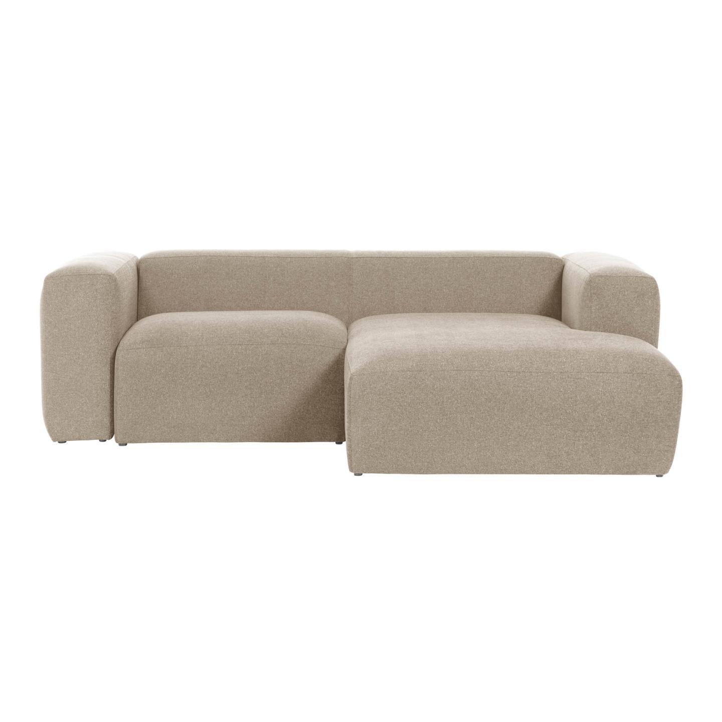 Narożnik 2-osobowy BLOK beżowy szenil La Forma Eye on Design