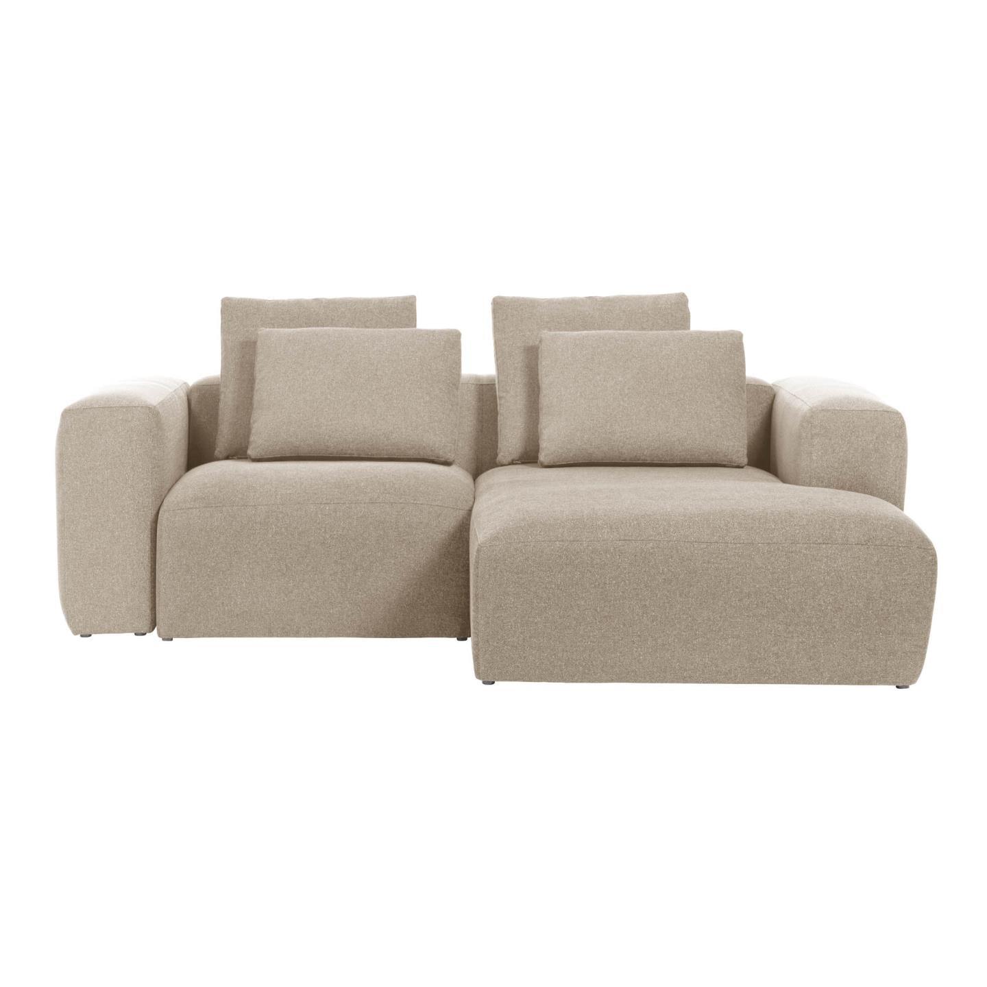 Narożnik 2-osobowy BLOK beżowy szenil La Forma Eye on Design