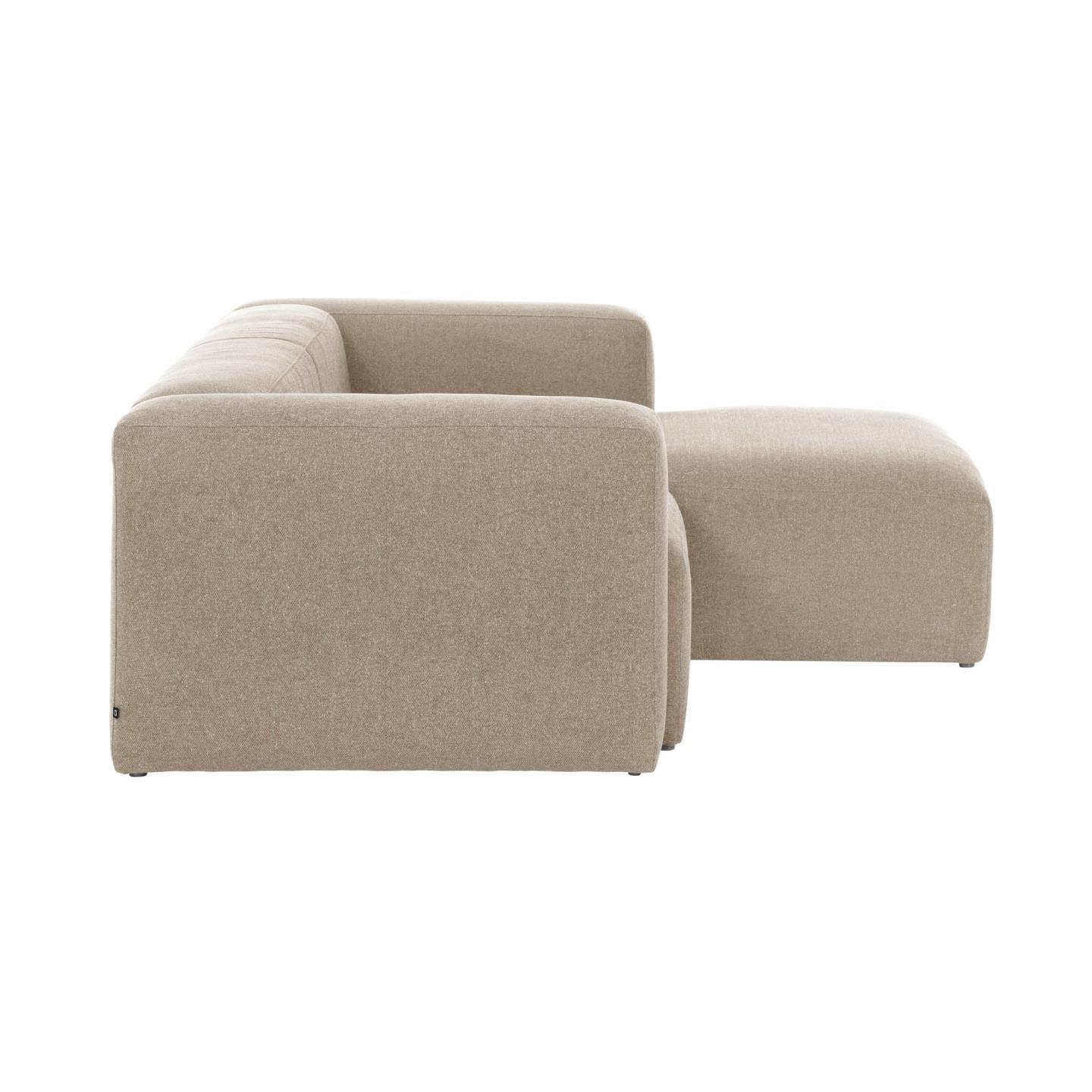 Narożnik 2-osobowy BLOK beżowy szenil La Forma Eye on Design