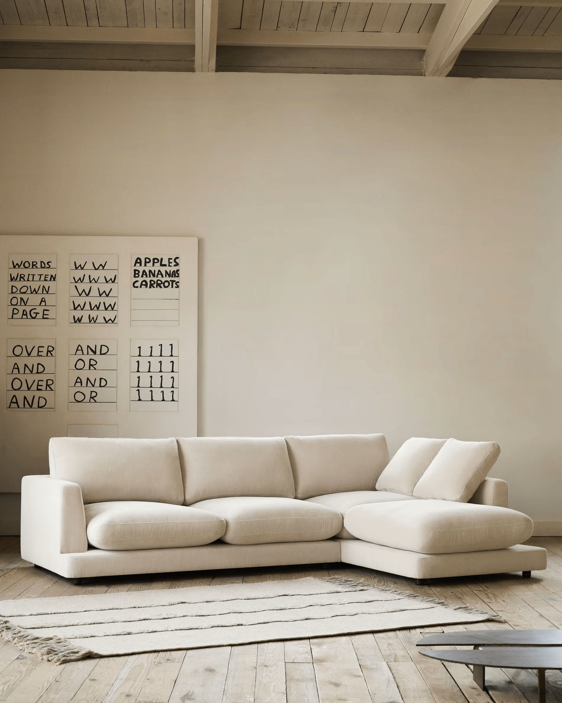 Narożnik 4-osobowy GALA jasnobeżowy La Forma Eye on Design