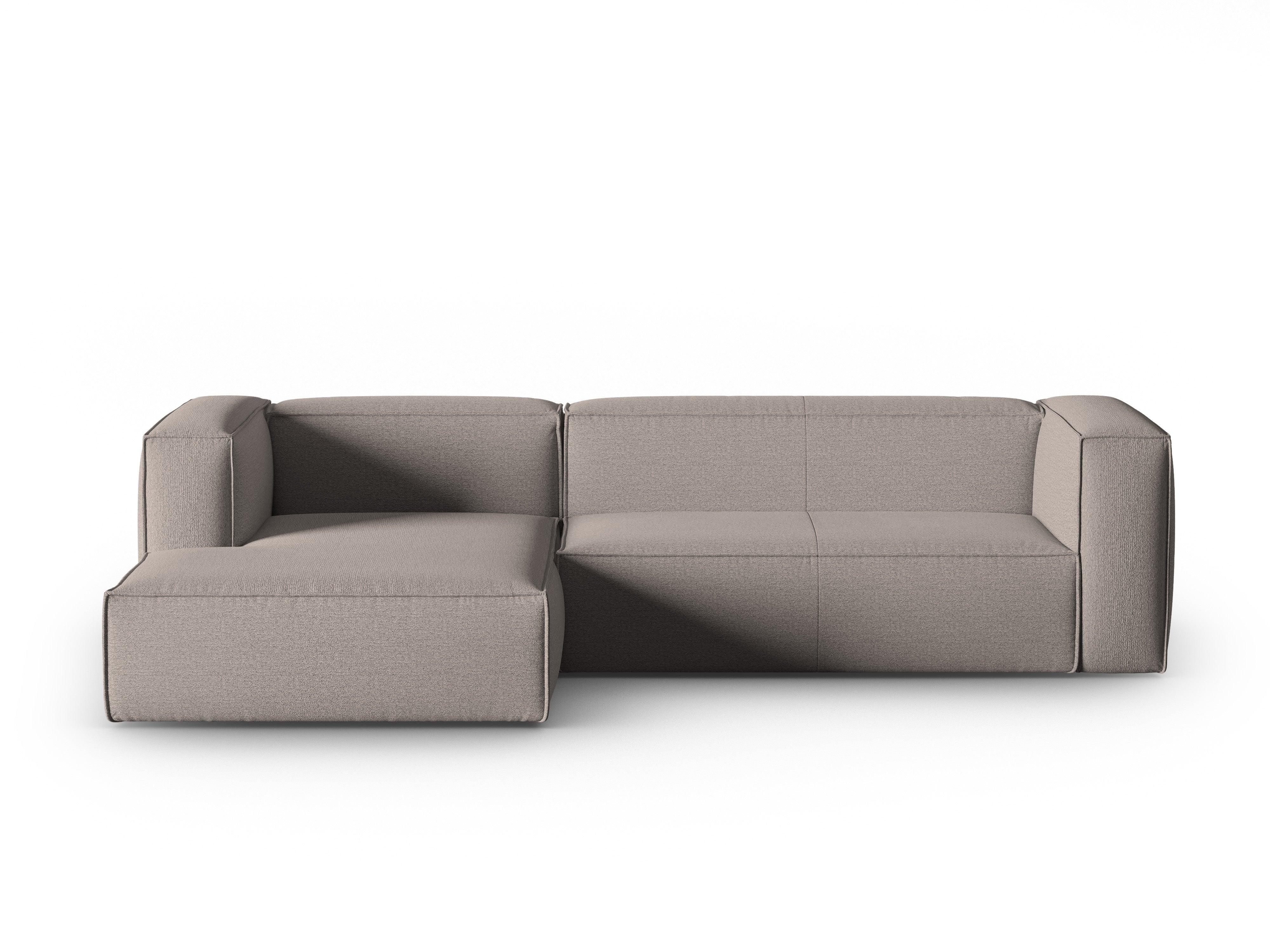 Narożnik 4-osobowy lewostronny MACKAY cappuccino boucle Cosmopolitan Design Eye on Design
