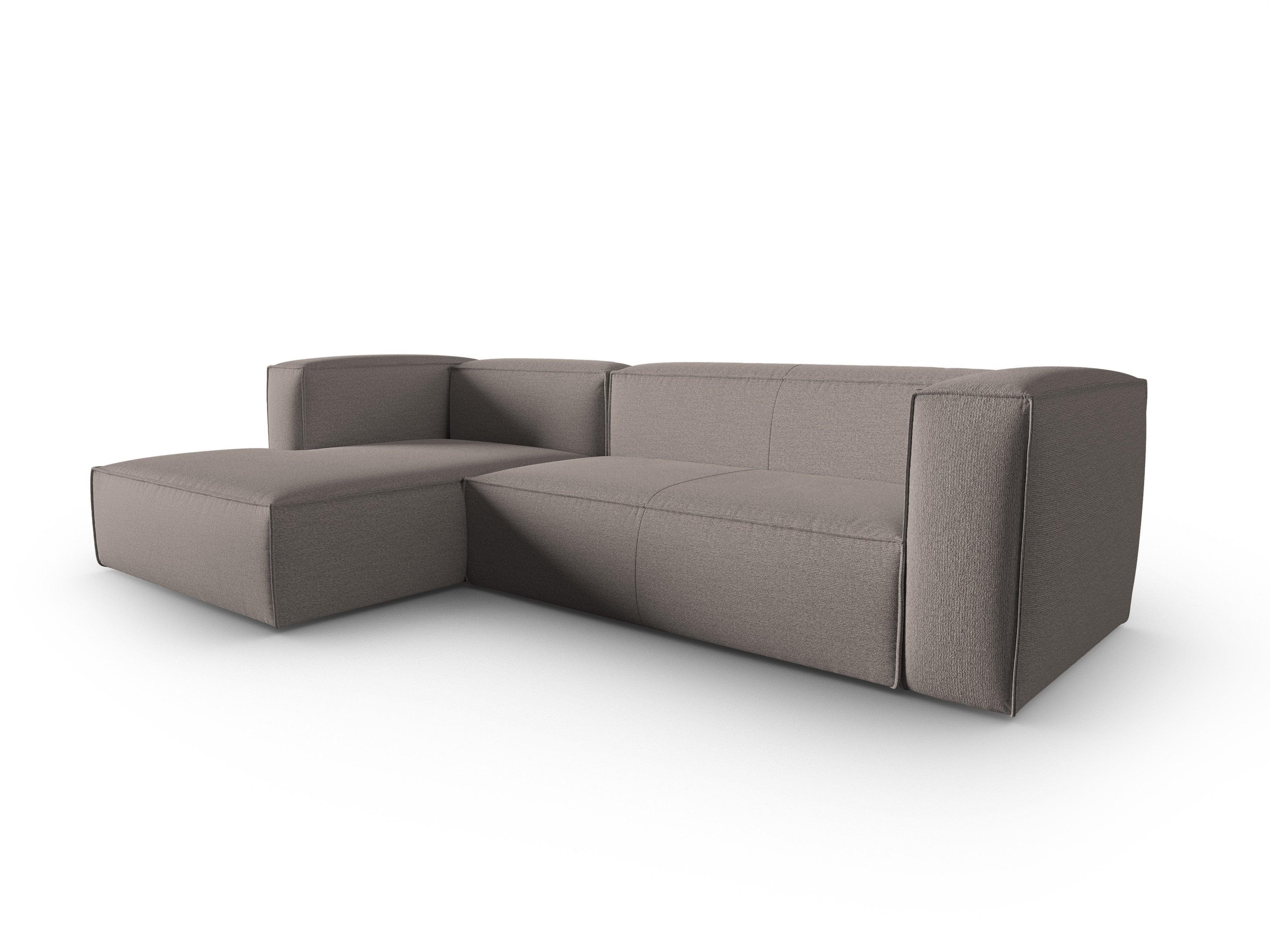 Narożnik 4-osobowy lewostronny MACKAY cappuccino boucle Cosmopolitan Design Eye on Design