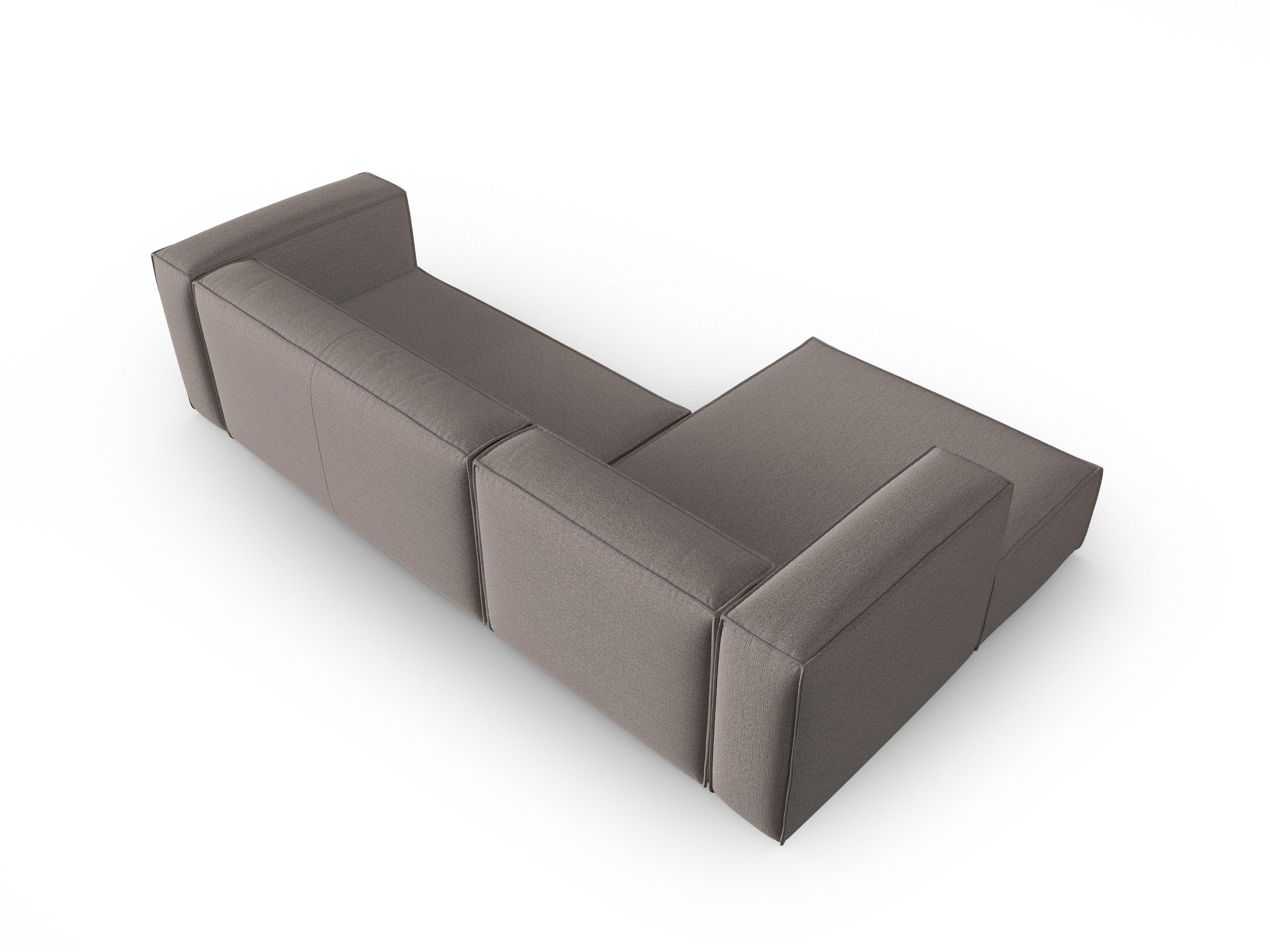 Narożnik 4-osobowy lewostronny MACKAY cappuccino boucle Cosmopolitan Design Eye on Design
