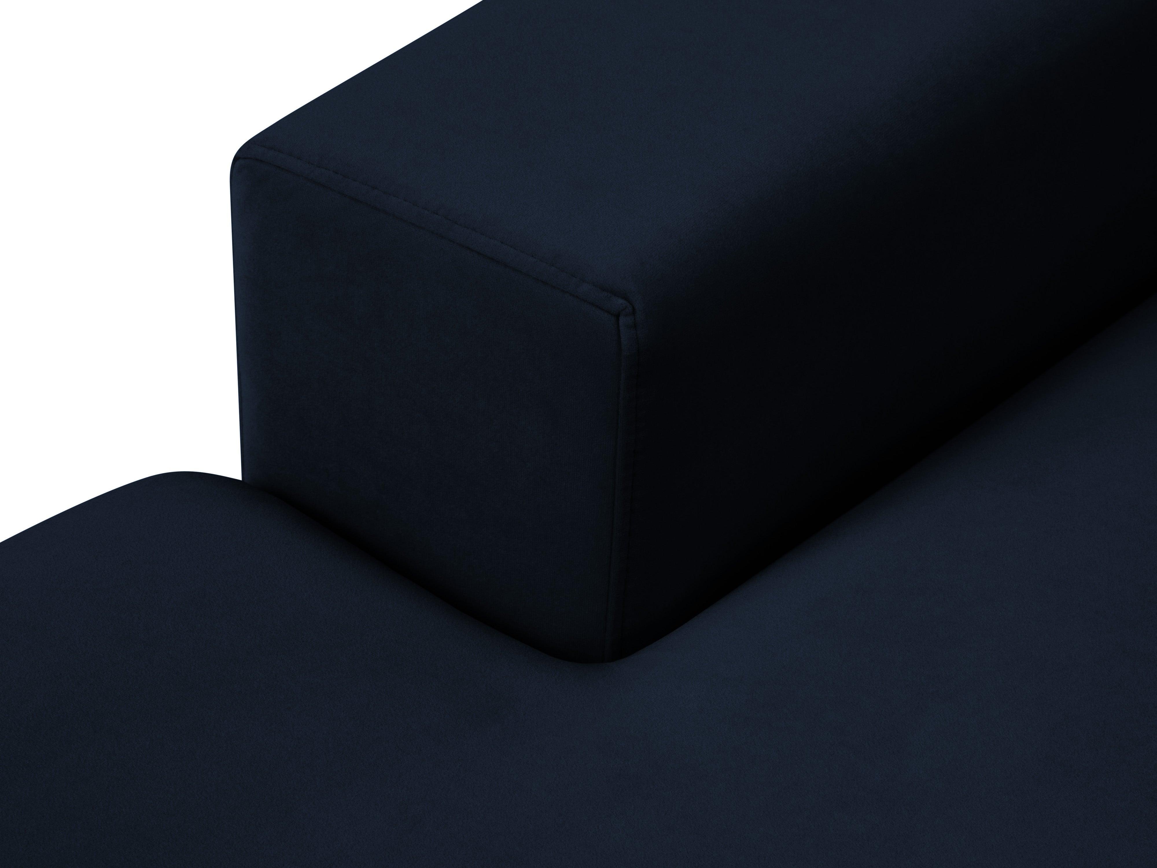 Narożnik aksamitny 5-osobowy symetryczny HEBE granat królewski Mazzini Sofas Eye on Design