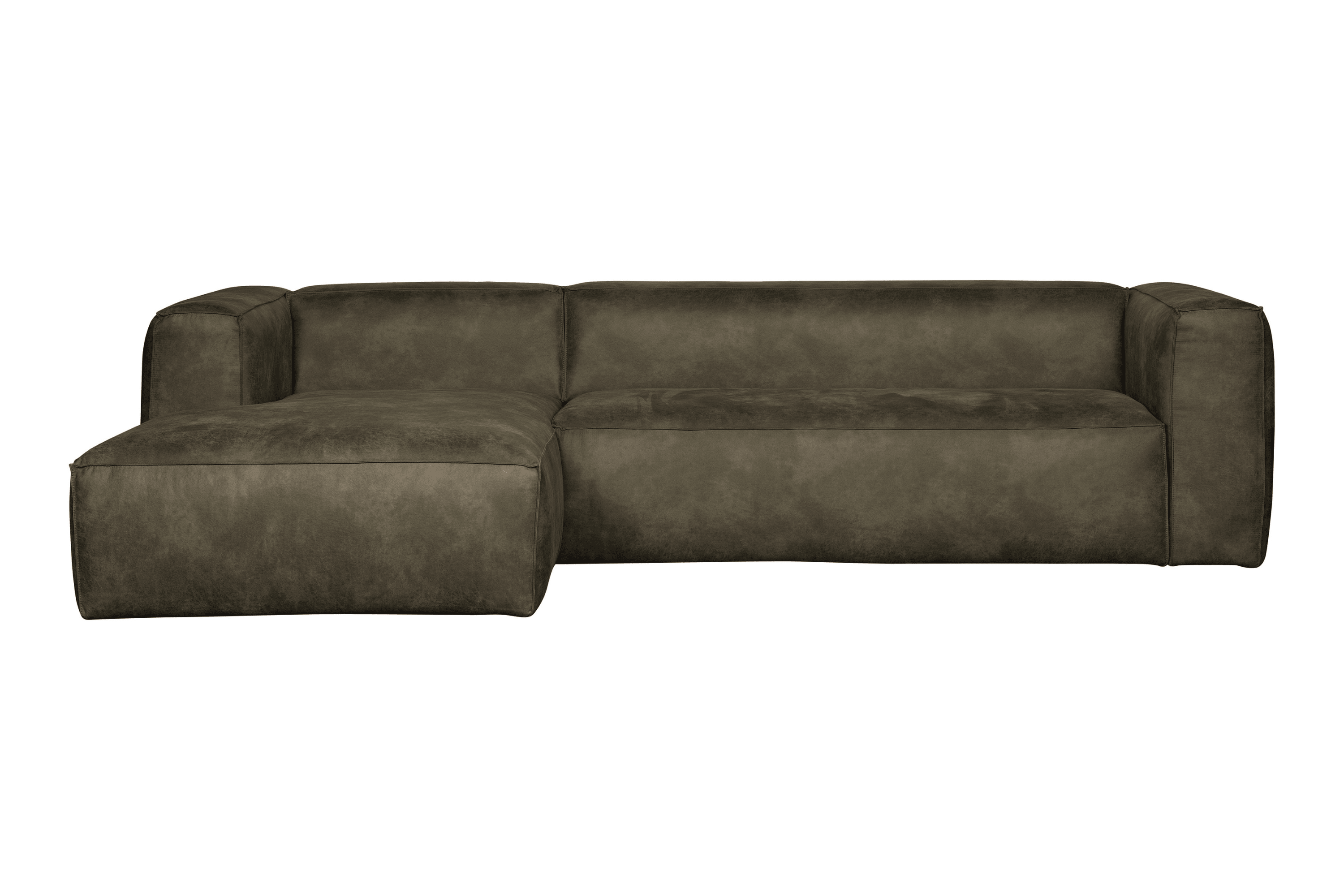 Narożnik lewostronny BEAN zielona ekoskóra Woood Eye on Design