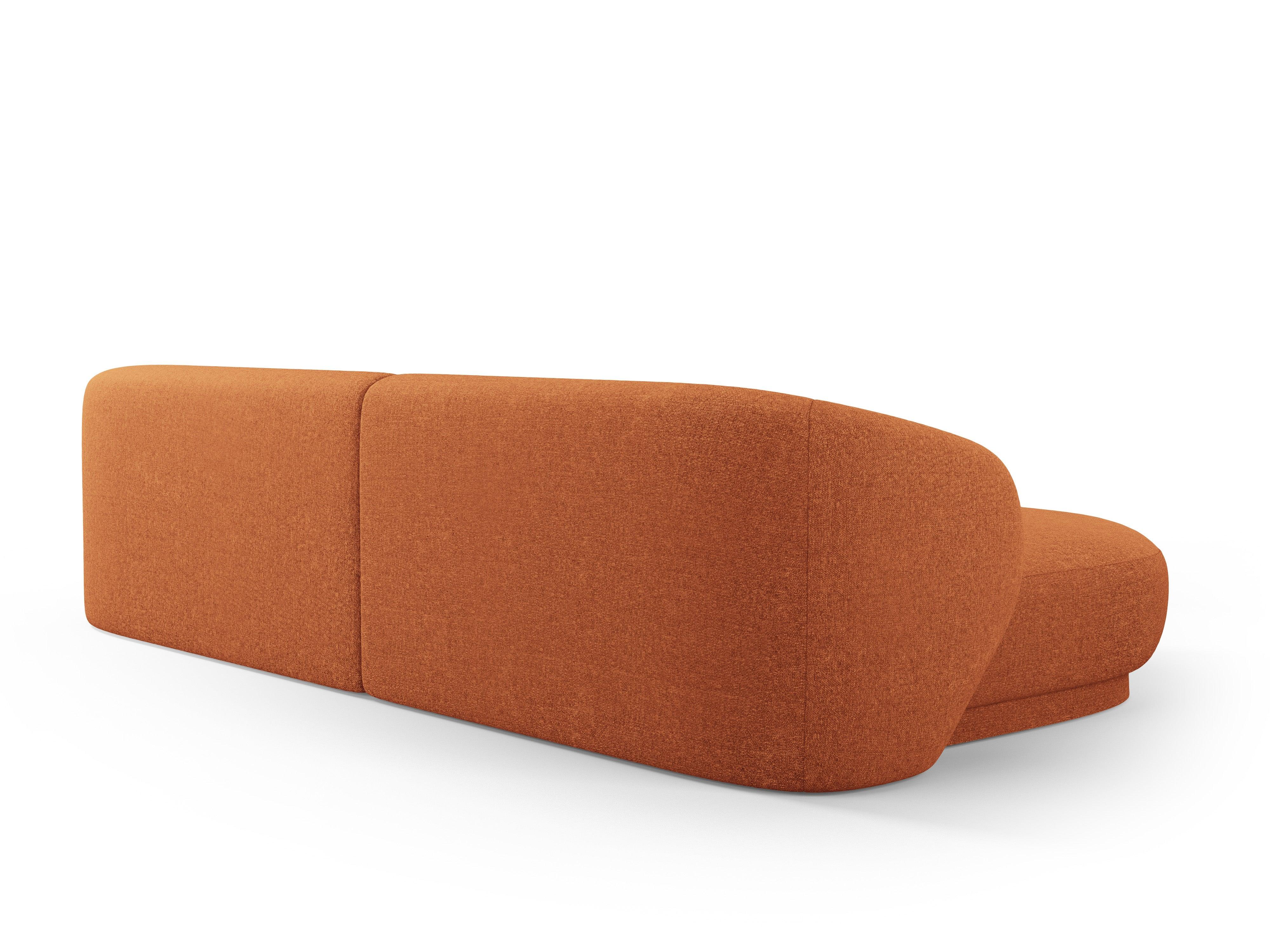 Narożnik lewostronny CAMDEN terracotta szenil Cosmopolitan Design Eye on Design