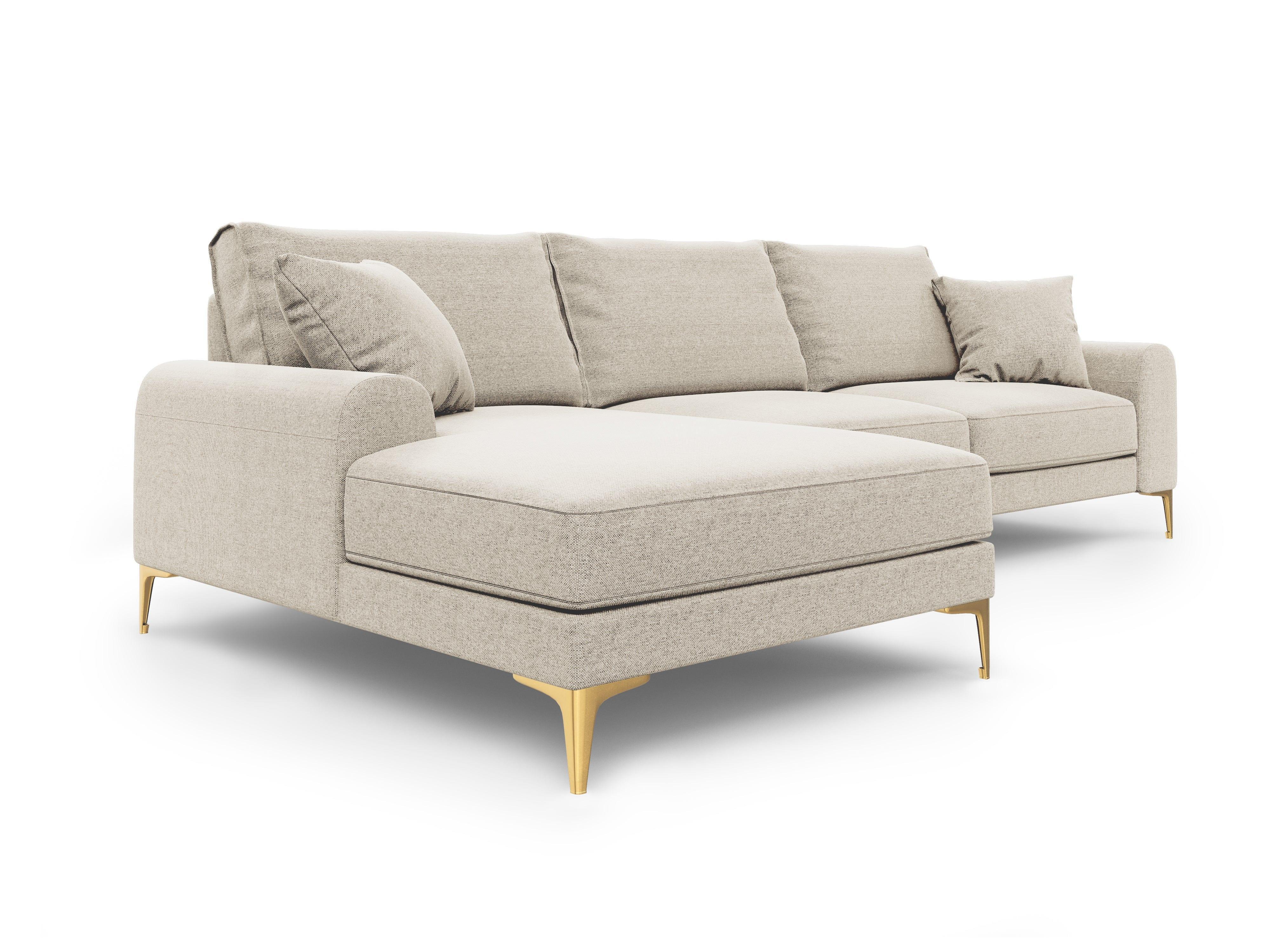 Narożnik lewostronny MADARA jasnobeżowy Mazzini Sofas Eye on Design