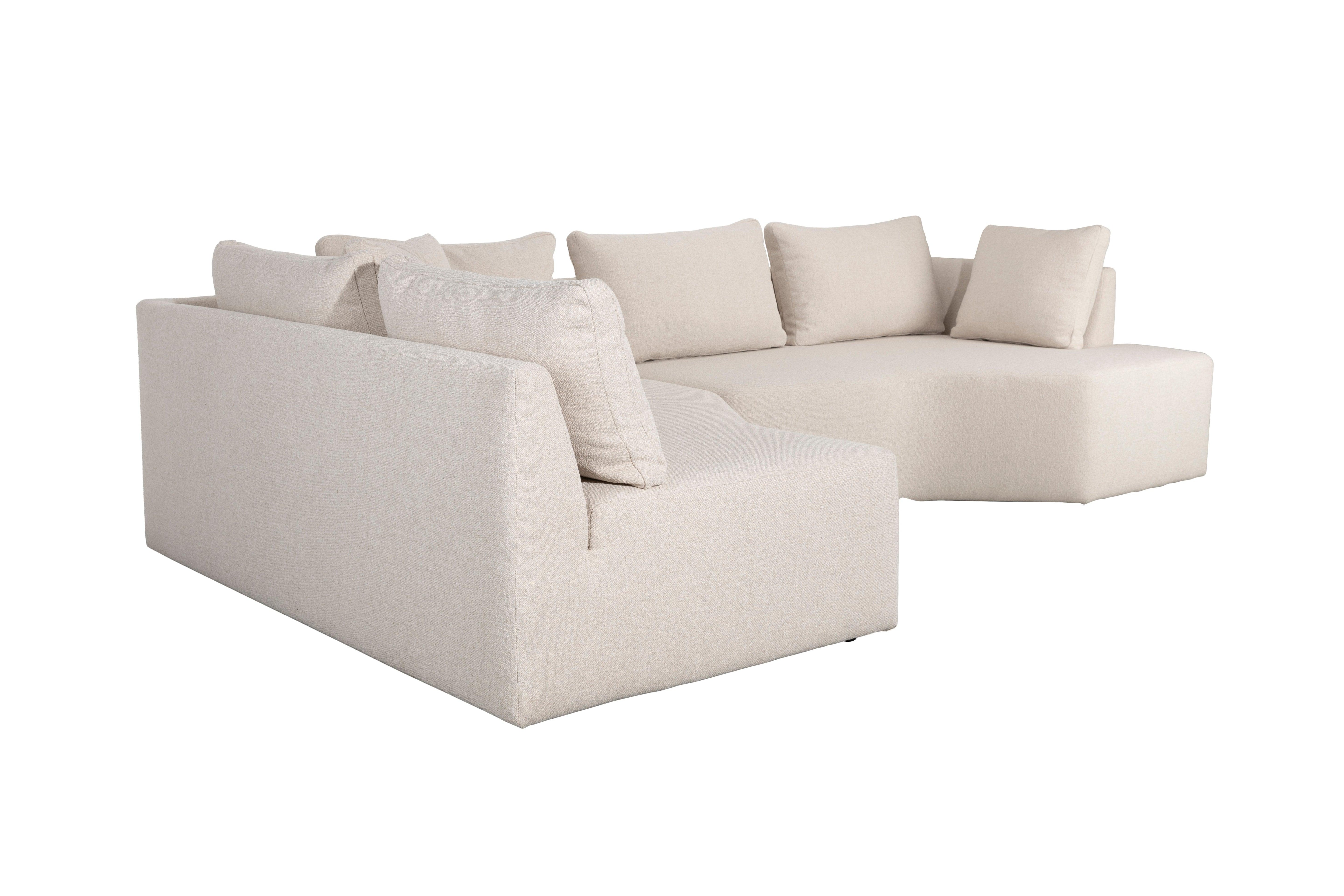 Narożnik lewostronny PROSPER piaskowy – sofa narożna