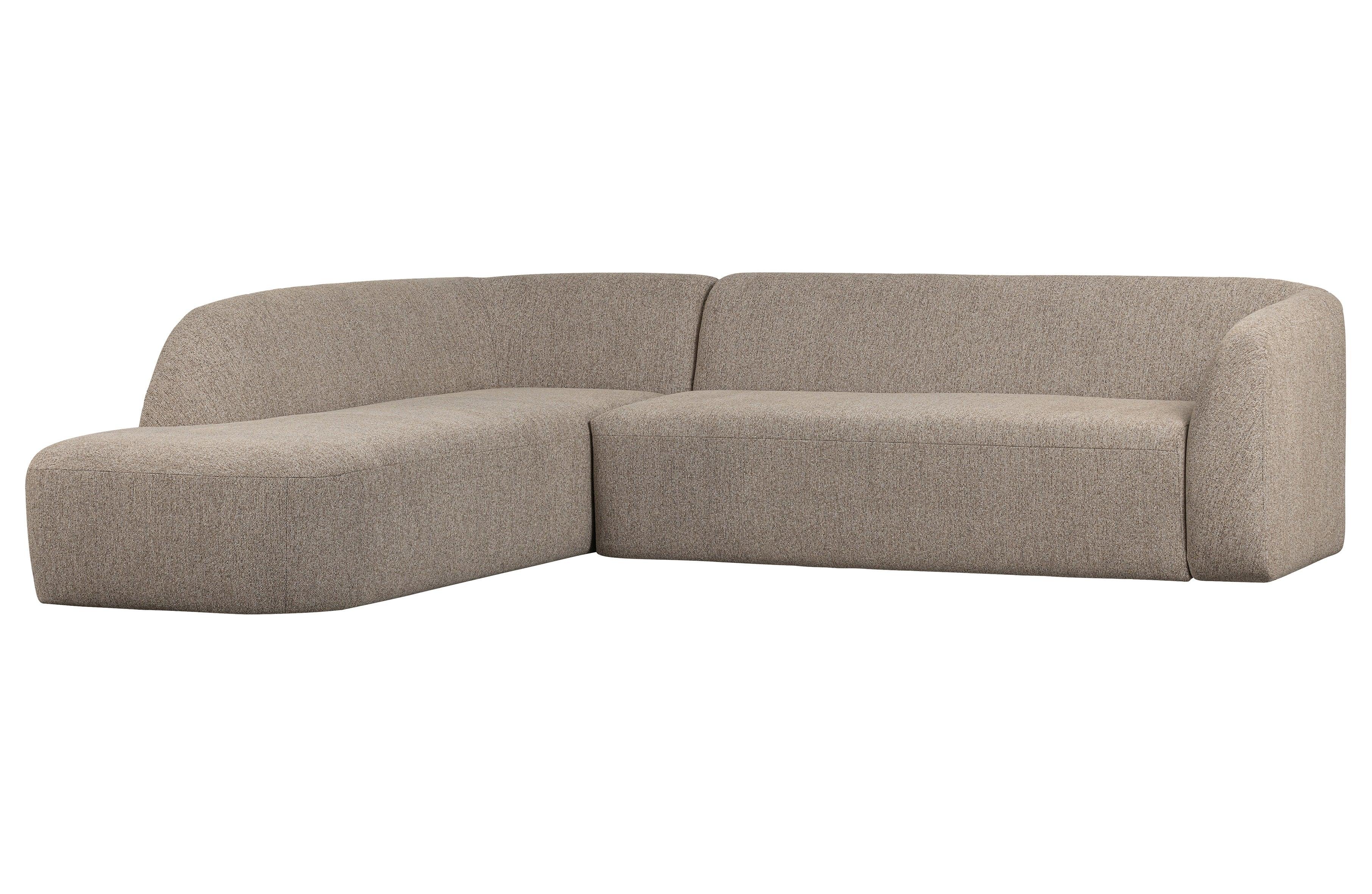 Narożnik lewostronny SLOPING melanż beżowy Be Pure Eye on Design