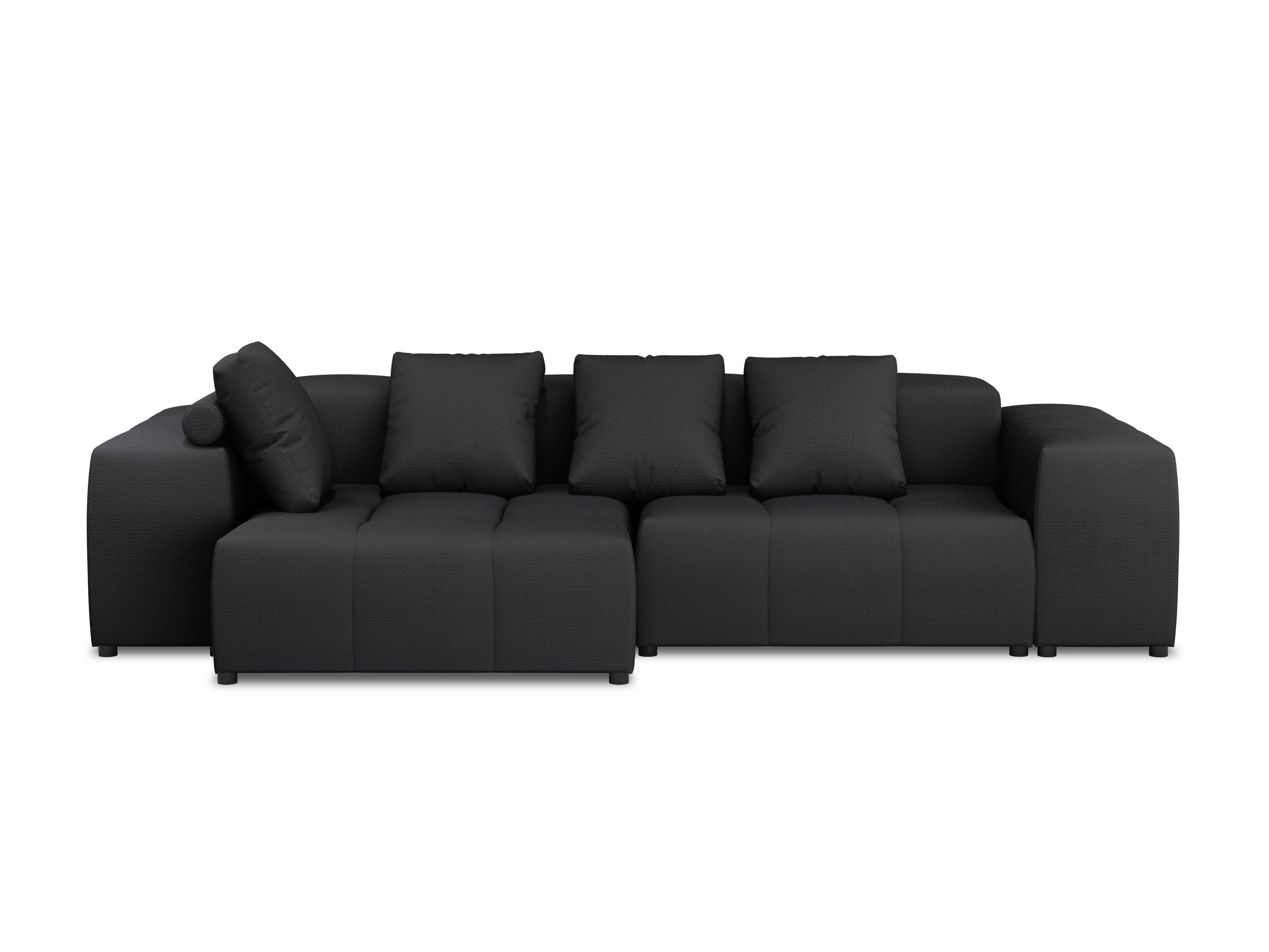 Narożnik modułowy 4-osobowy ROME czarny Cosmopolitan Design Eye on Design