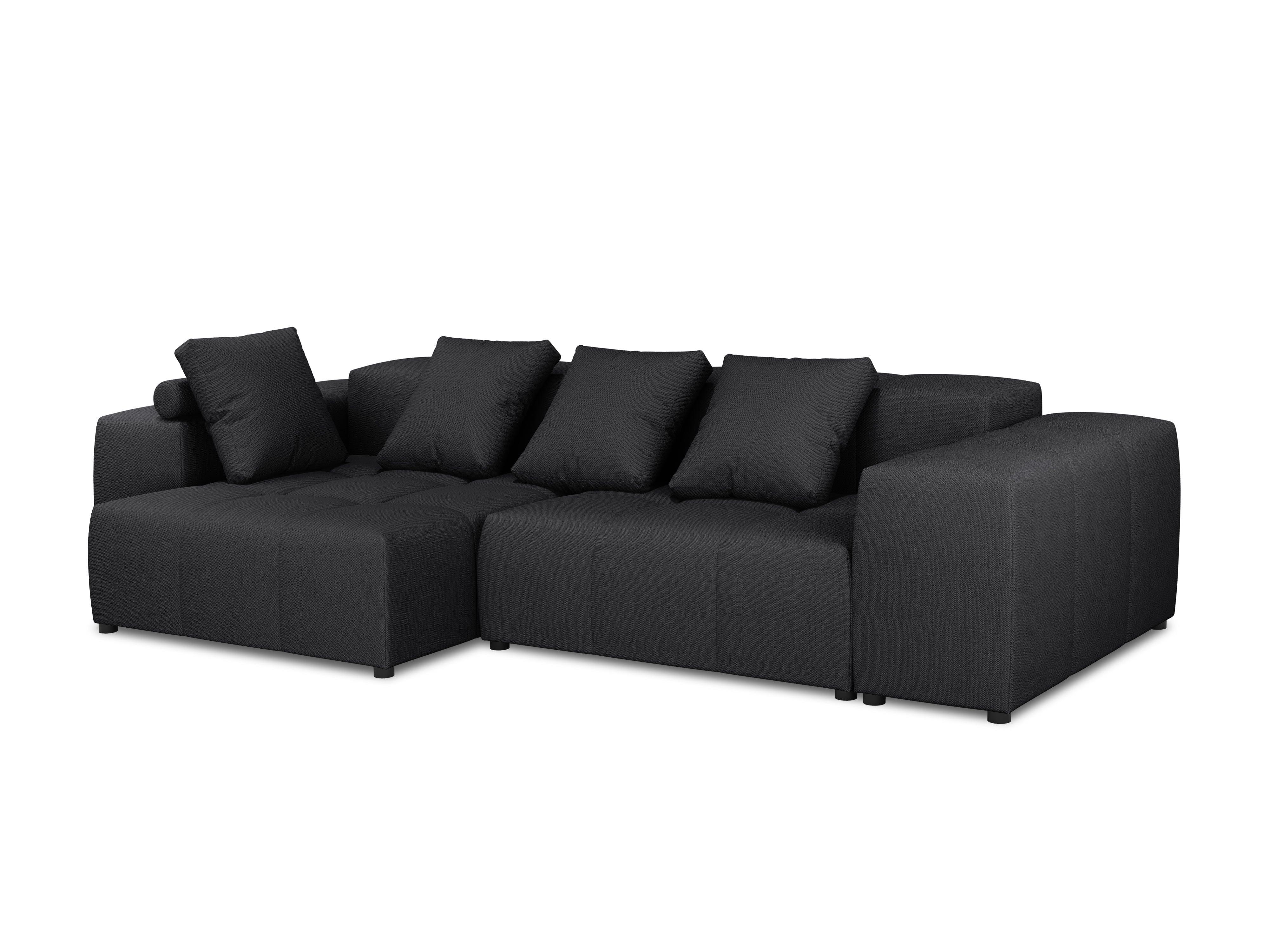 Narożnik modułowy 4-osobowy ROME czarny Cosmopolitan Design Eye on Design