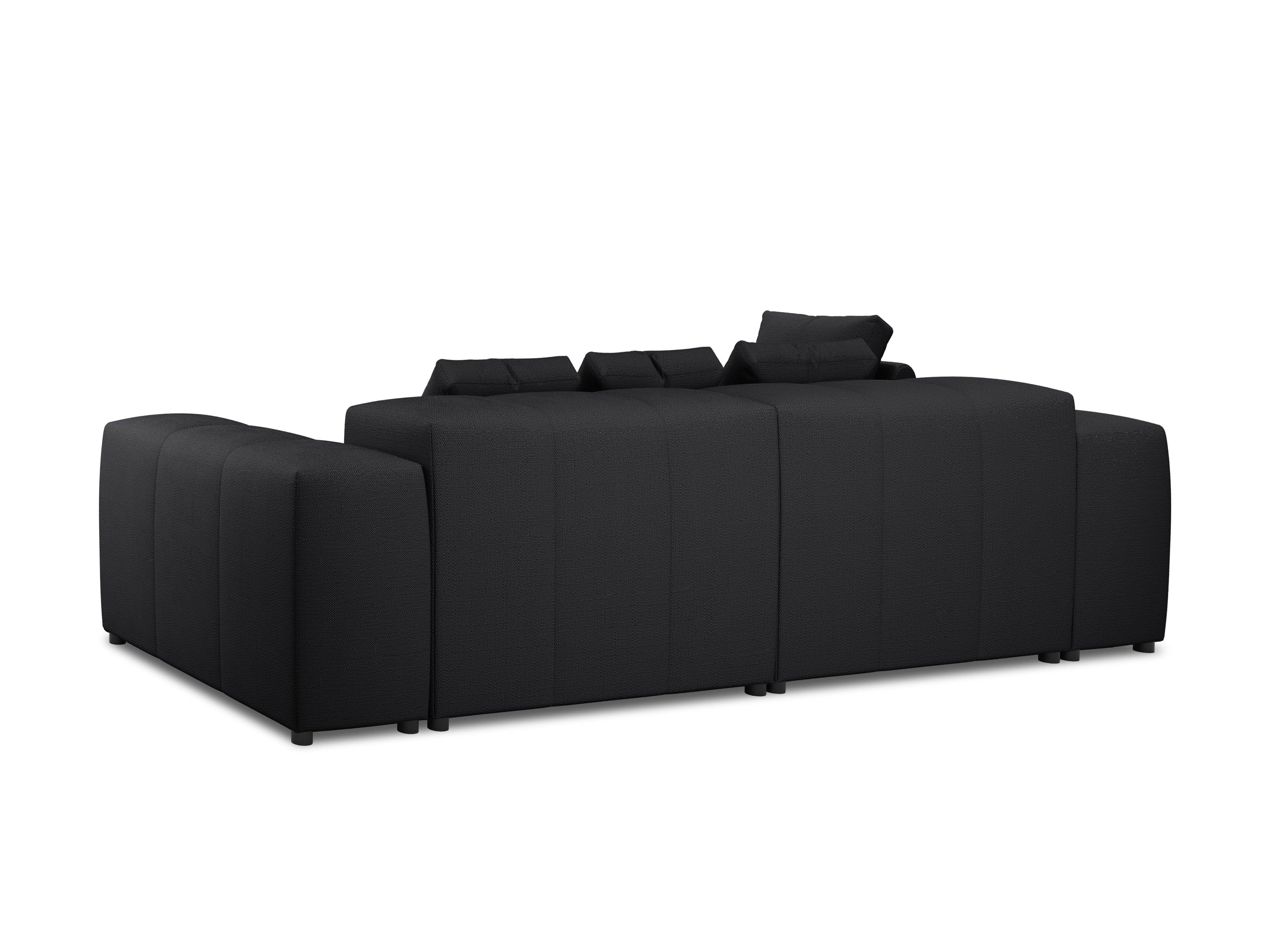 Narożnik modułowy 4-osobowy ROME czarny Cosmopolitan Design Eye on Design
