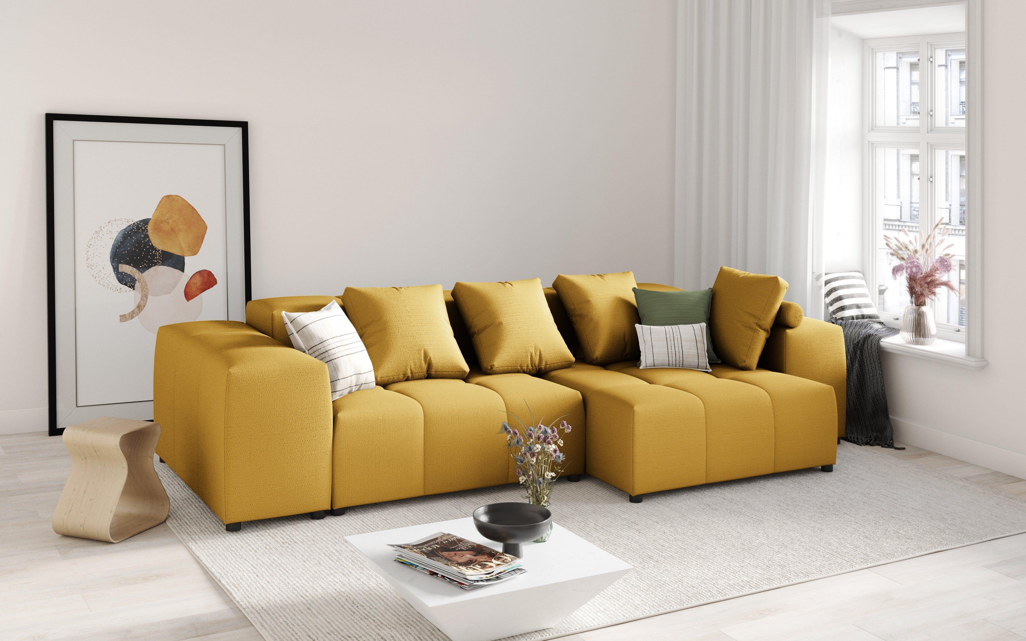 Narożnik modułowy 4-osobowy ROME żółty Cosmopolitan Design Eye on Design