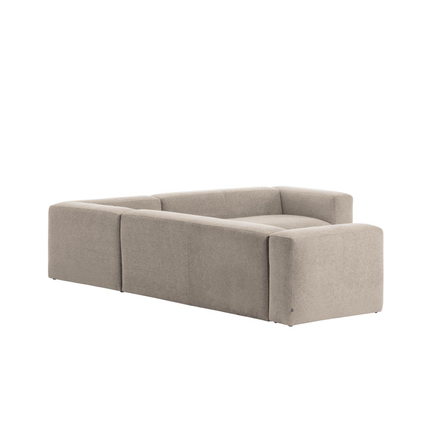 Narożnik modułowy 5-osobowy BLOK beżowy szenil La Forma Eye on Design