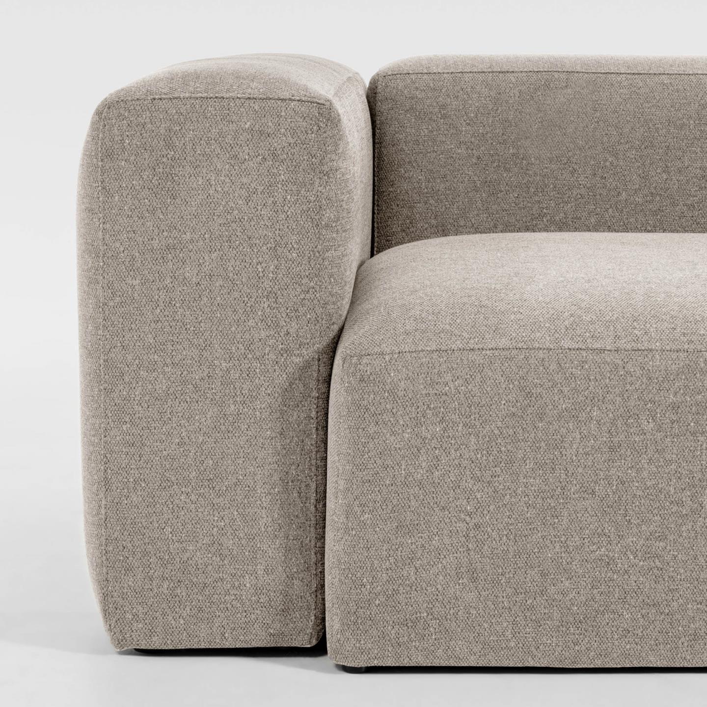 Narożnik modułowy 5-osobowy BLOK beżowy szenil La Forma Eye on Design