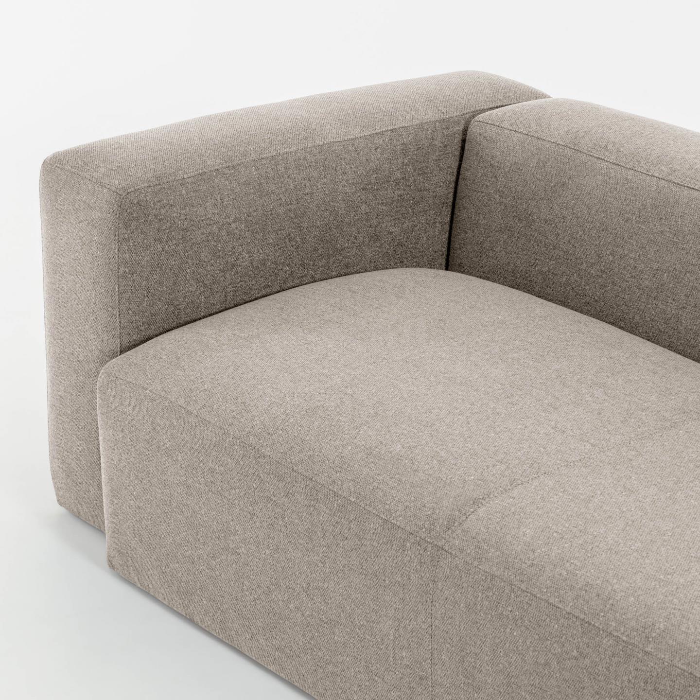 Narożnik modułowy 5-osobowy BLOK beżowy szenil La Forma Eye on Design