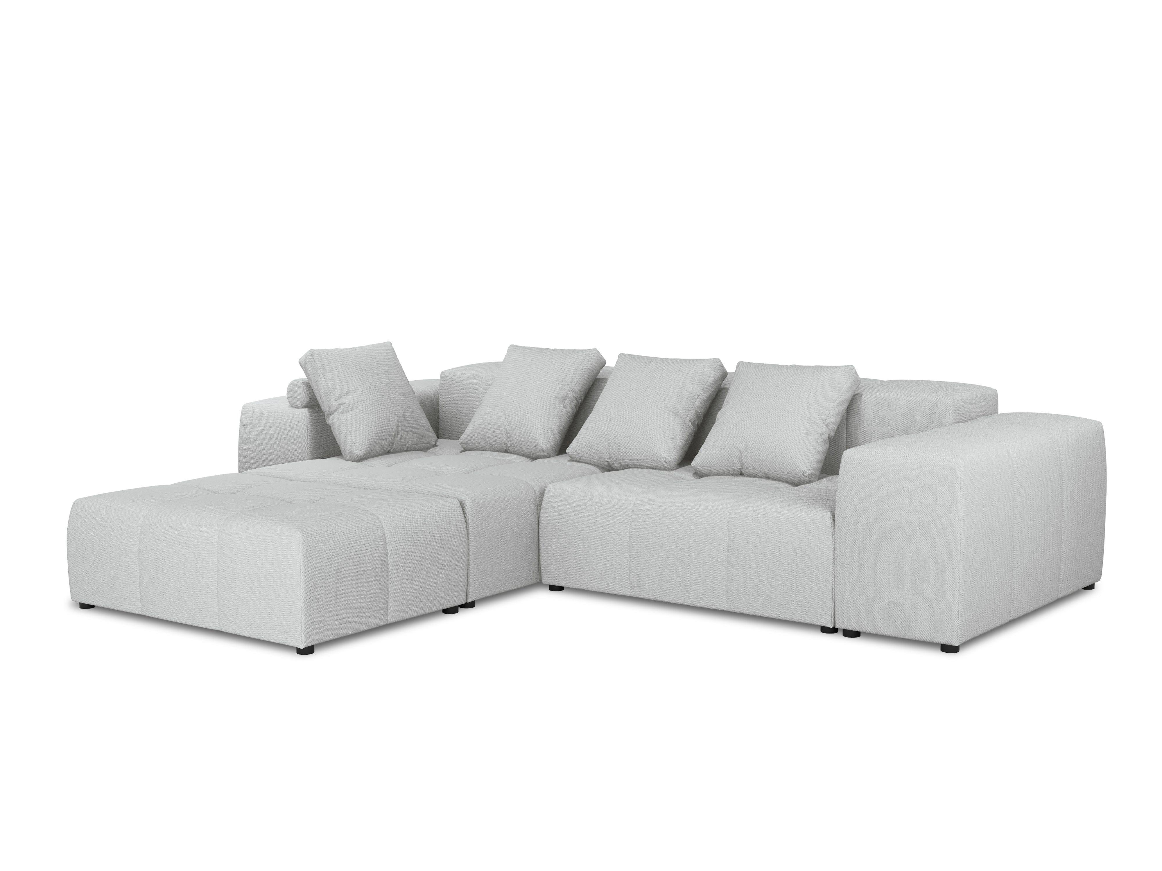 Narożnik modułowy 5-osobowy ROME jasnoszary Cosmopolitan Design Eye on Design