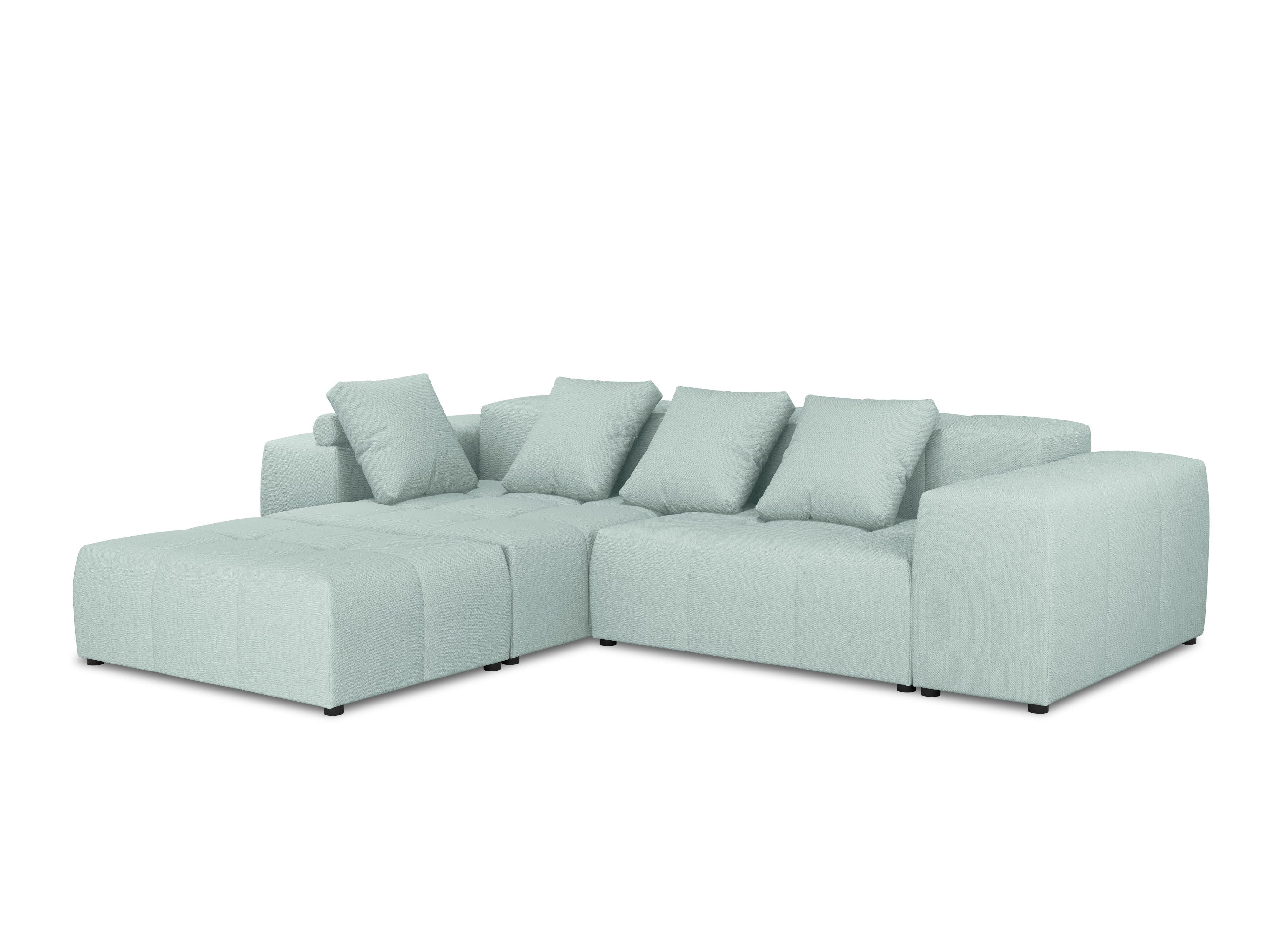 Narożnik modułowy 5-osobowy ROME miętowy Cosmopolitan Design Eye on Design