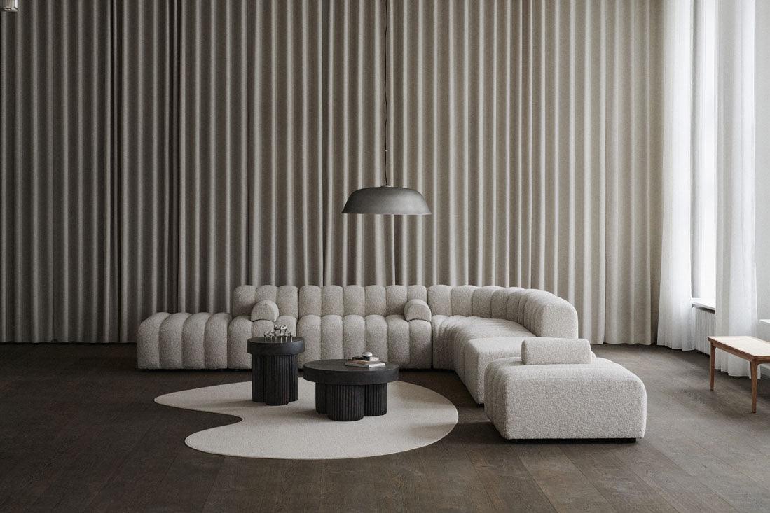 Narożnik modułowy STUDIO boucle kremowy NORR11 Eye on Design