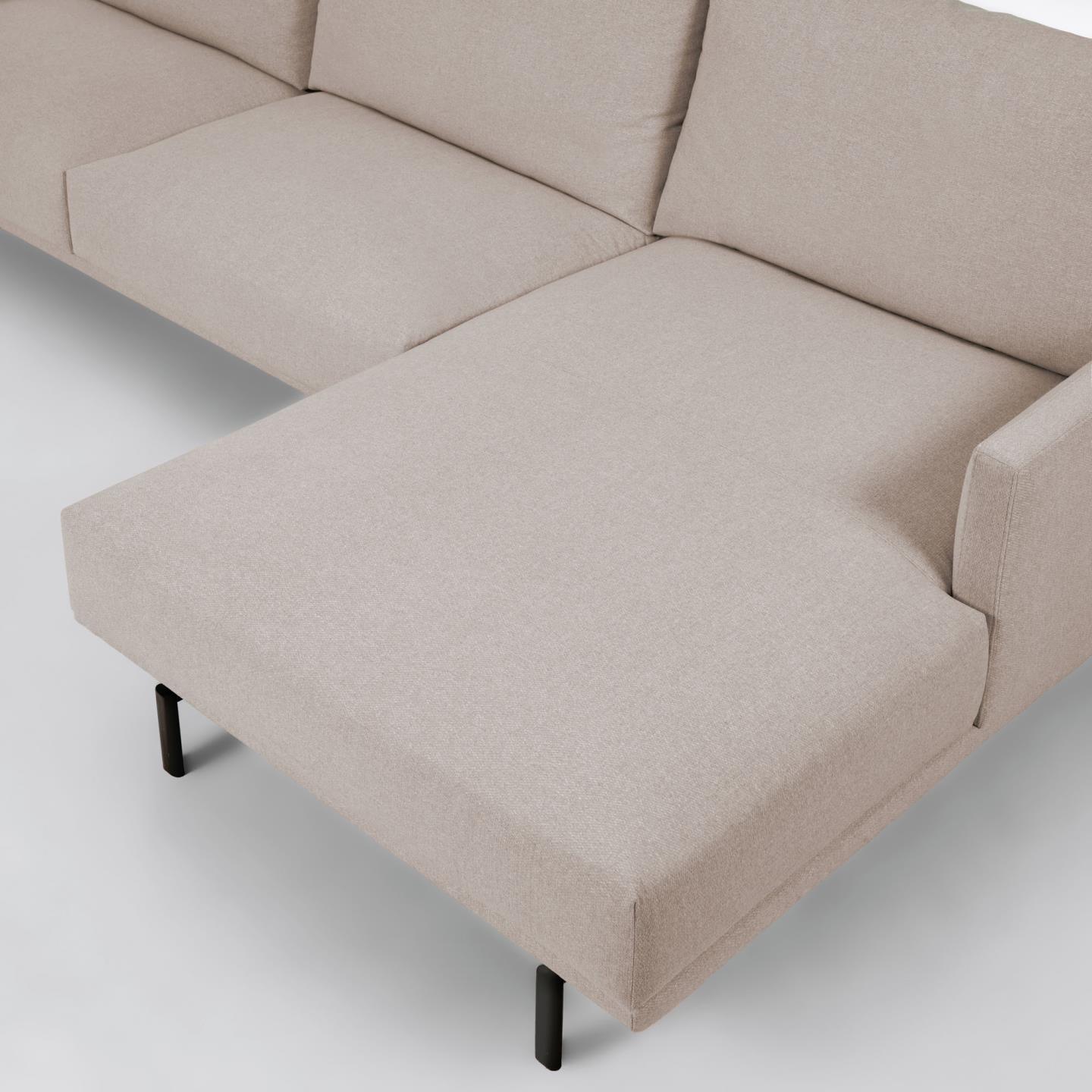 Narożnik prawostronny 3,5-osobowy GALENE beżowy La Forma Eye on Design