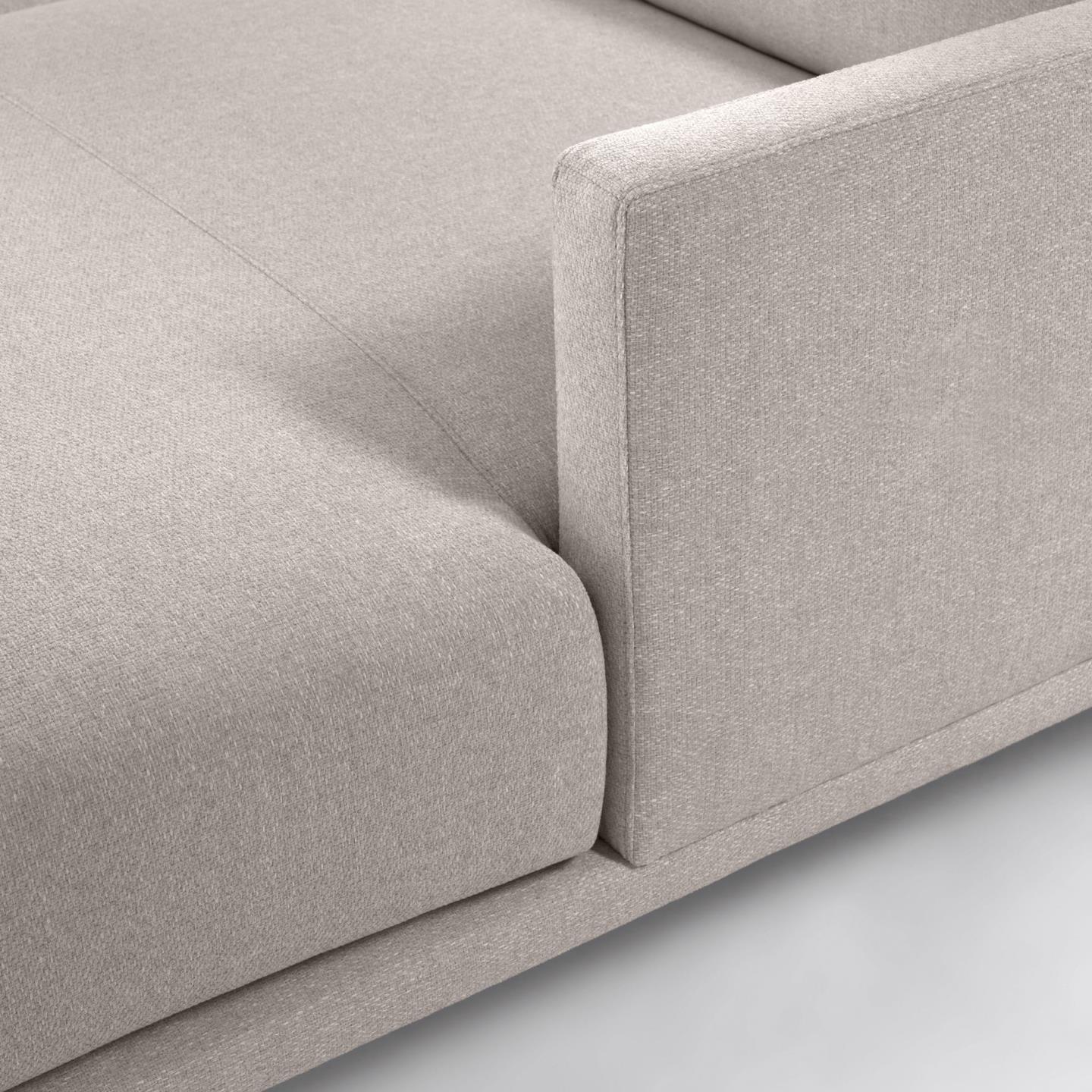 Narożnik prawostronny 4-osobowy GALENE beżowy La Forma Eye on Design