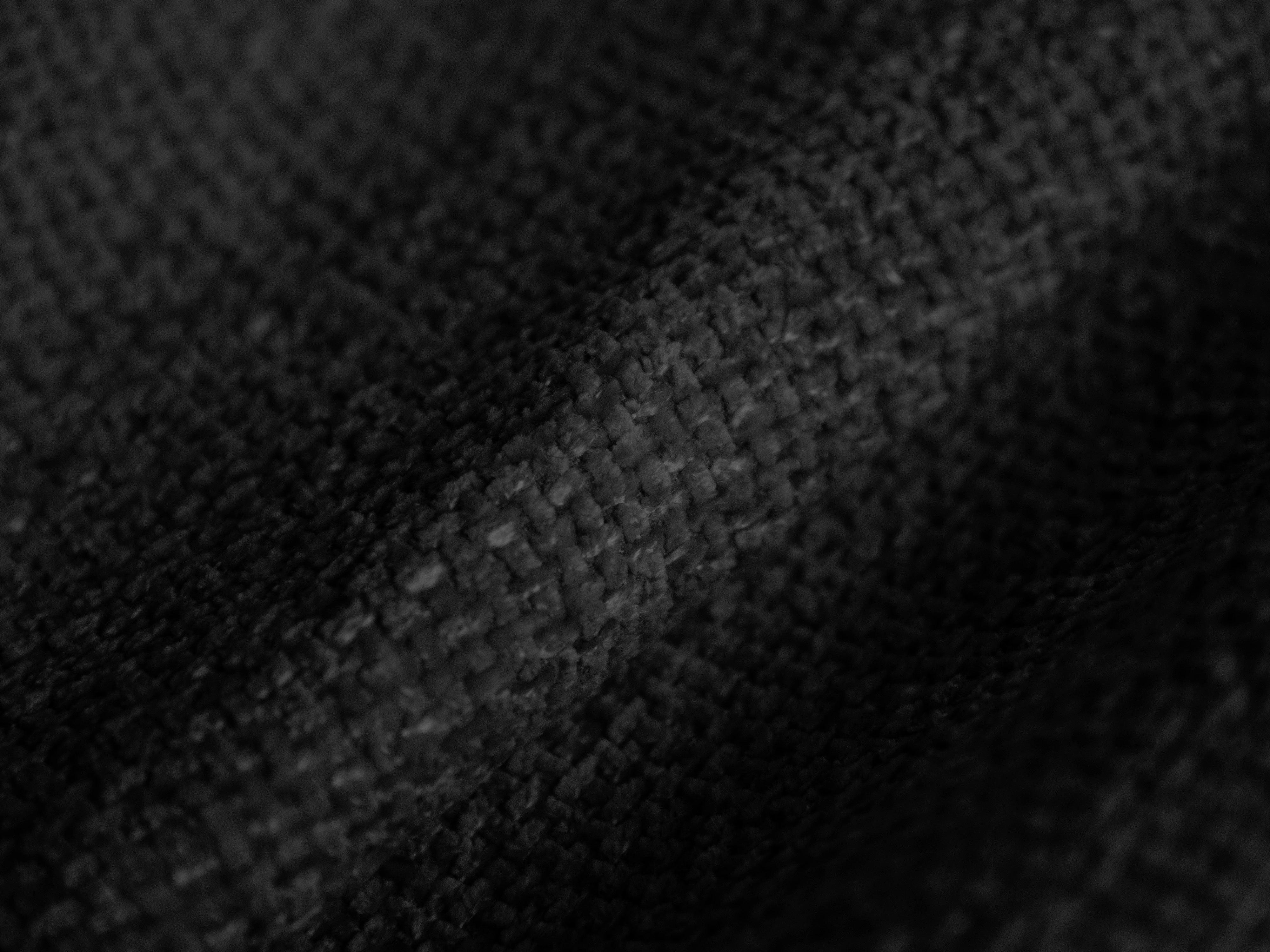 Narożnik prawostronny CAMDEN czarny szenil Cosmopolitan Design Eye on Design